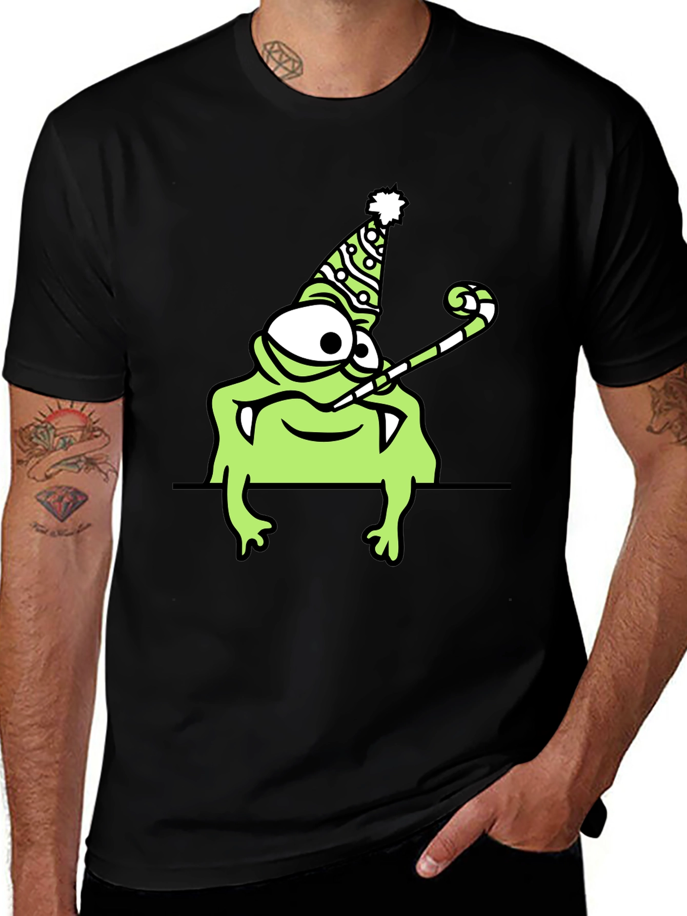 Variant 10 of Party Monster Graphic Tee - Fun and Unique