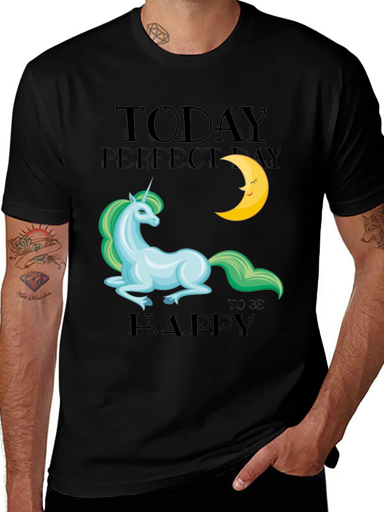 Today Perfect Day to be Happy Unicorn T-Shirt