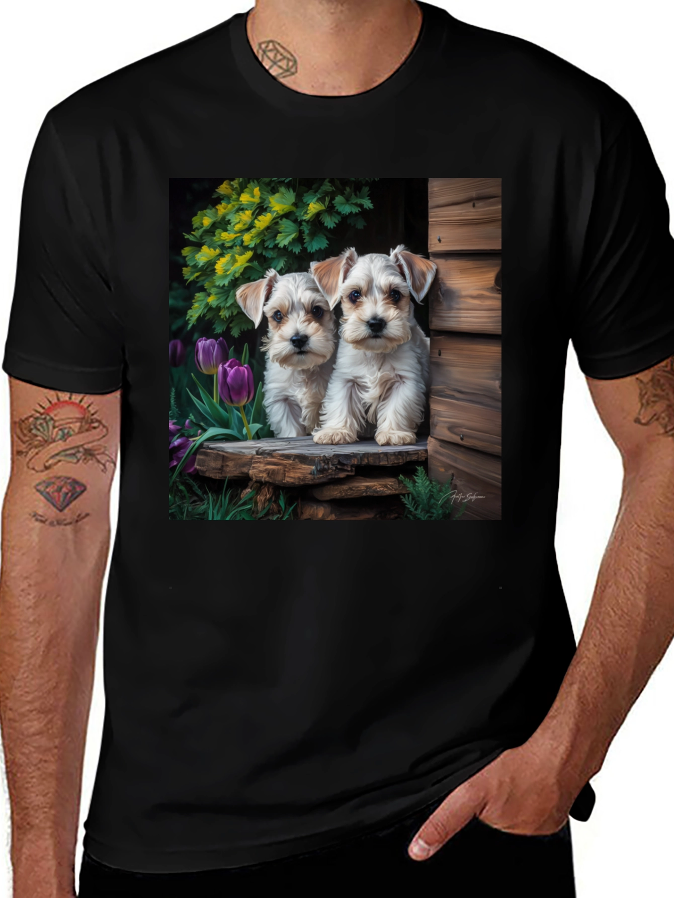 Variant 22 of Puppy Love Tee