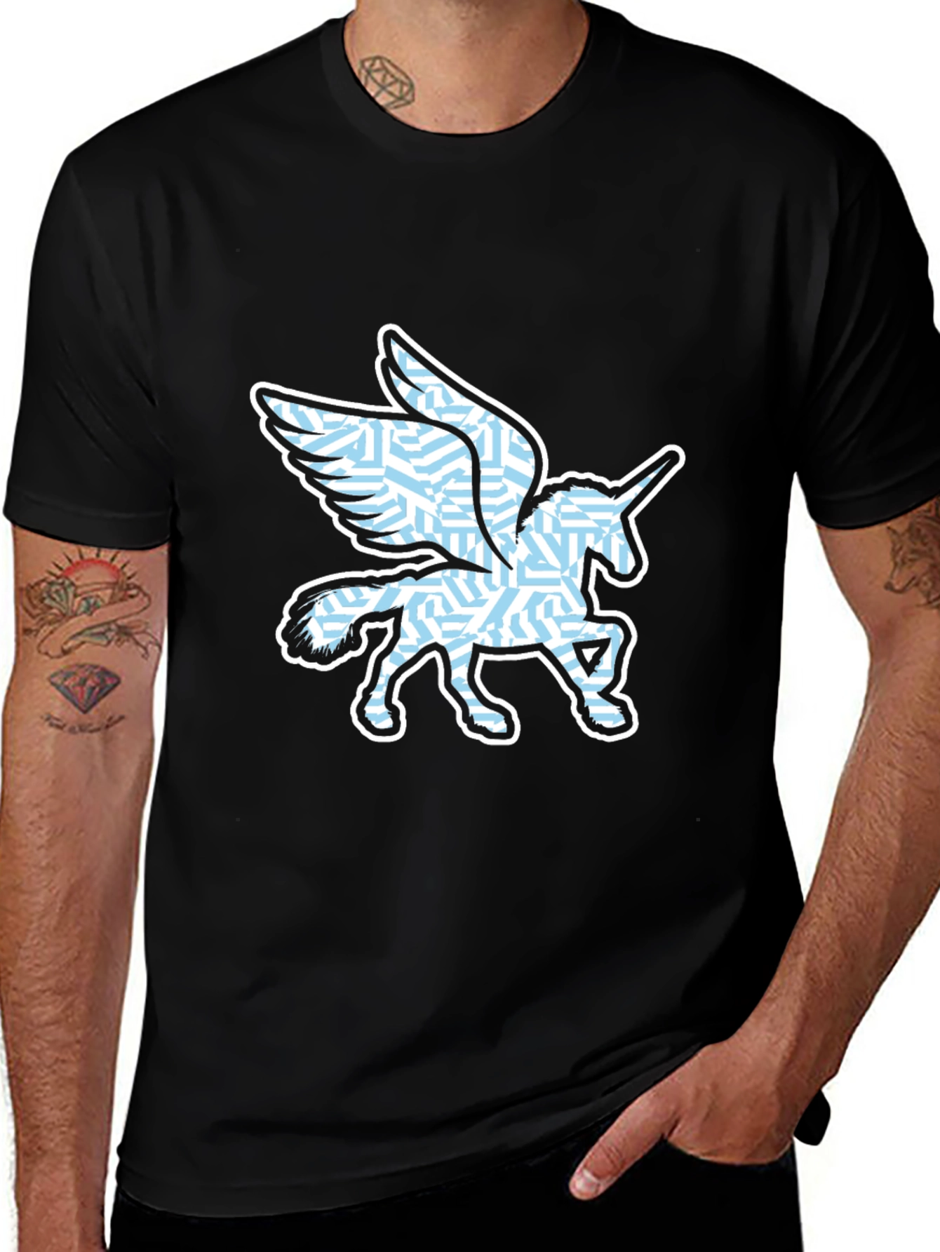 Variant 24 of Unicorn Pegasus Graphic T-Shirt - Stylish & Unique Design