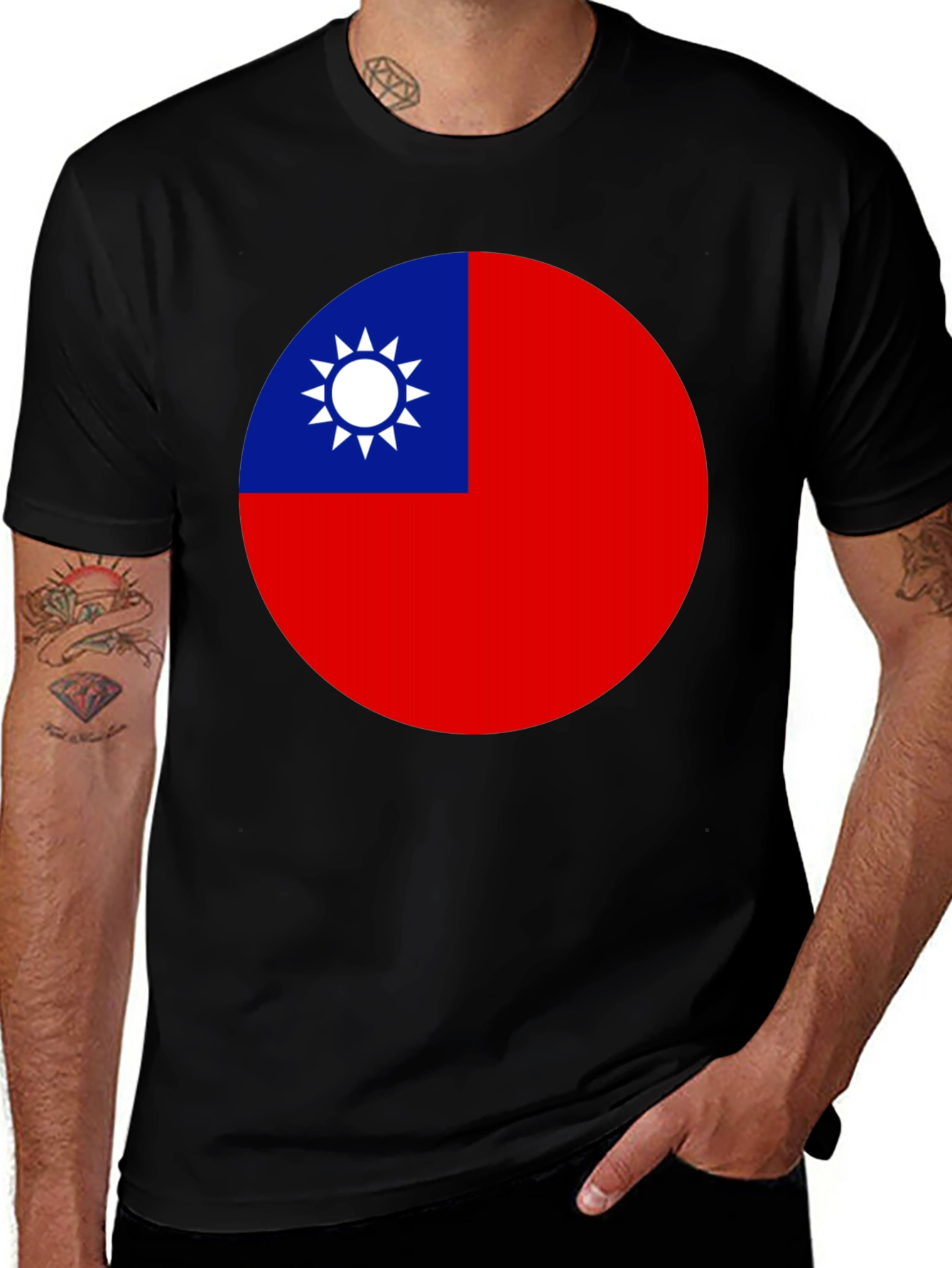 Taiwan Flag T-Shirt - Patriotic Pride Tee