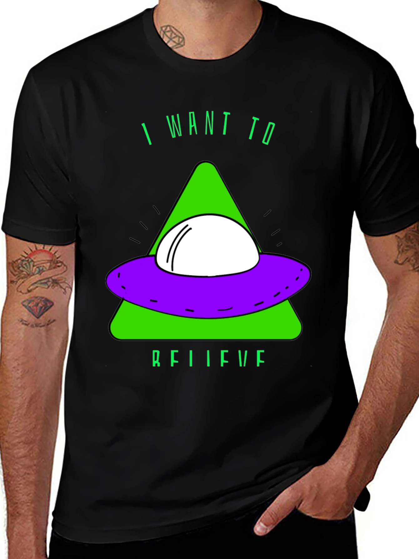 I Want to Believe UFO T-Shirt
