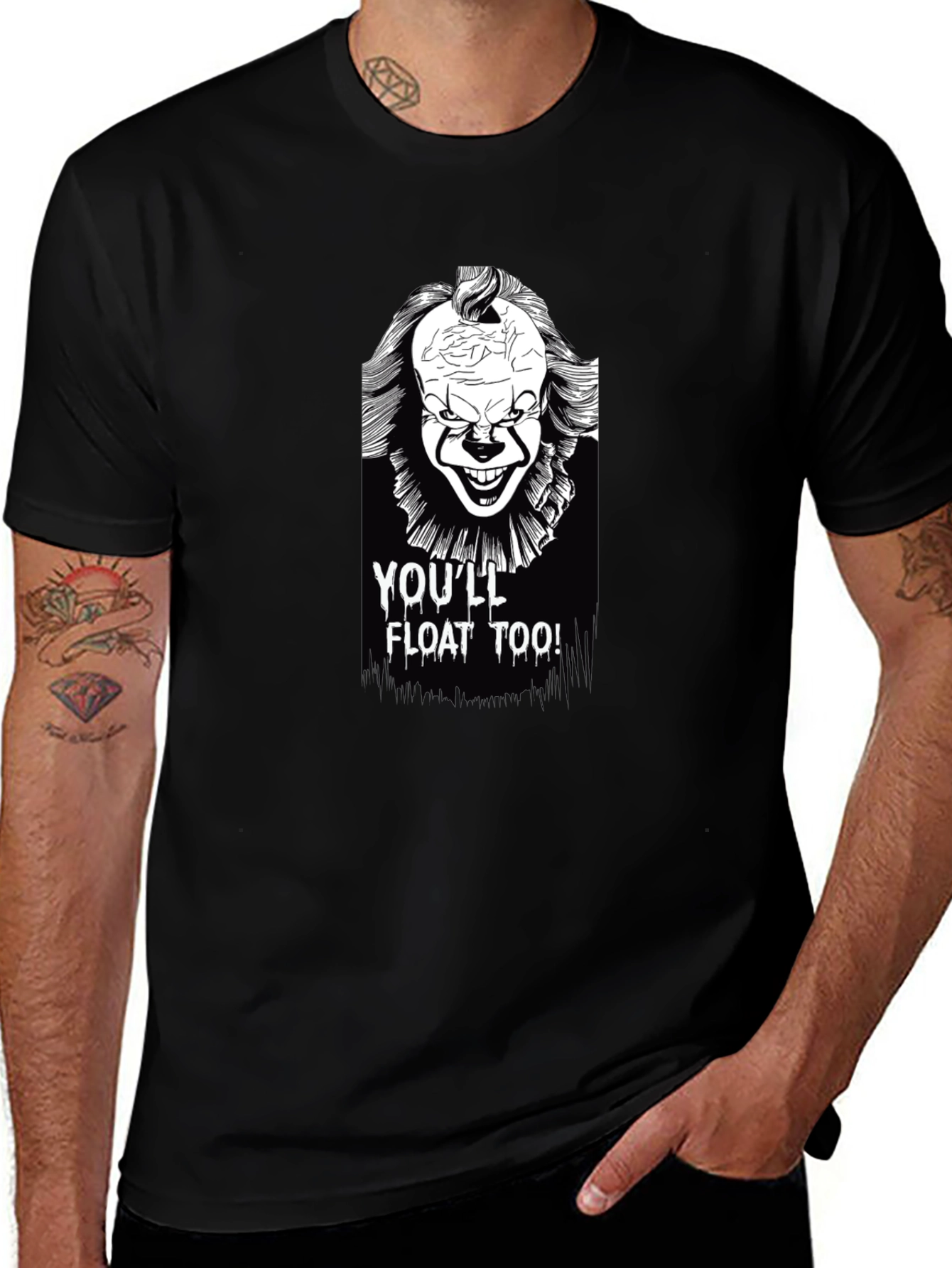 You'll Float Too Horror Graphic Tee