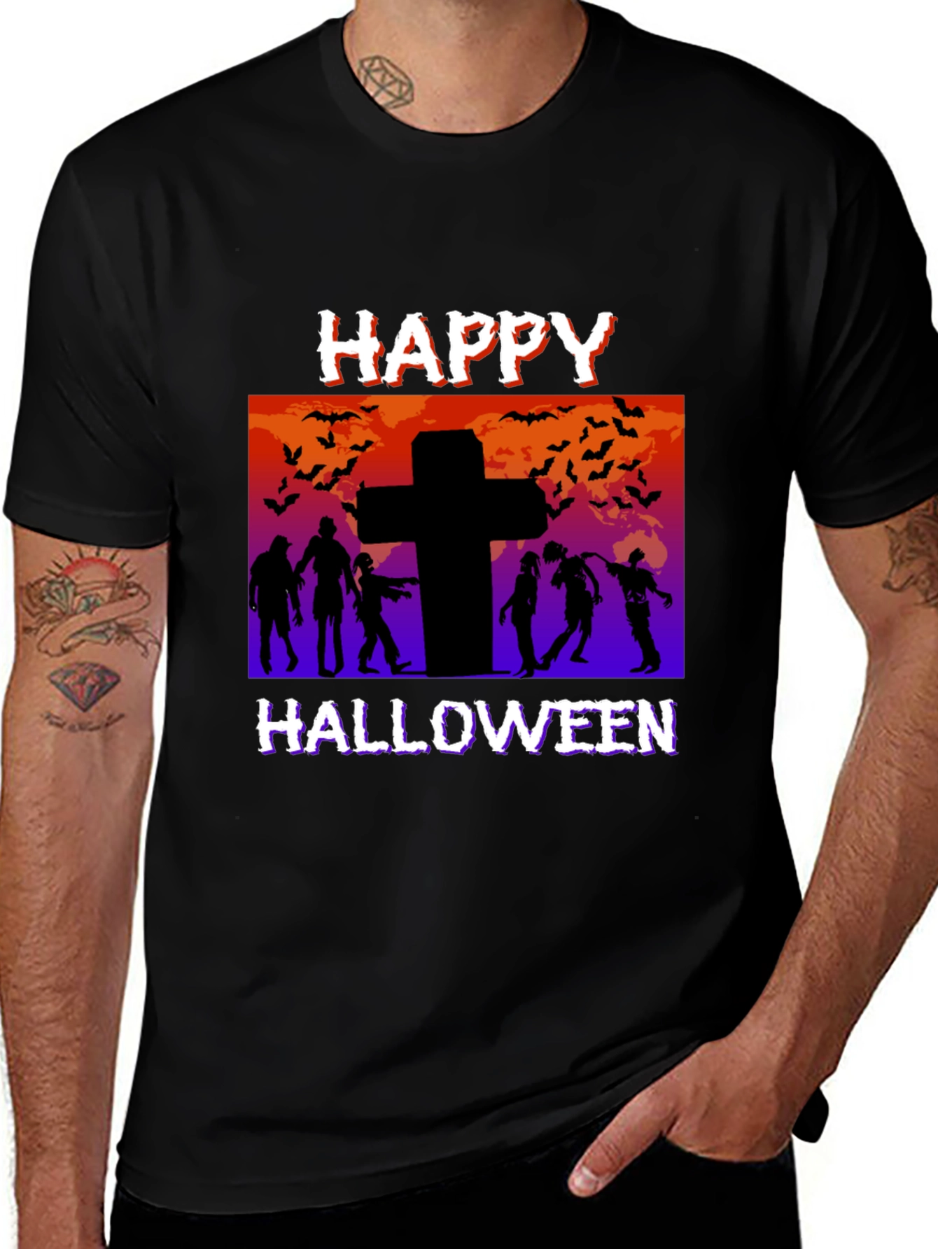 Happy Halloween Zombie T-Shirt