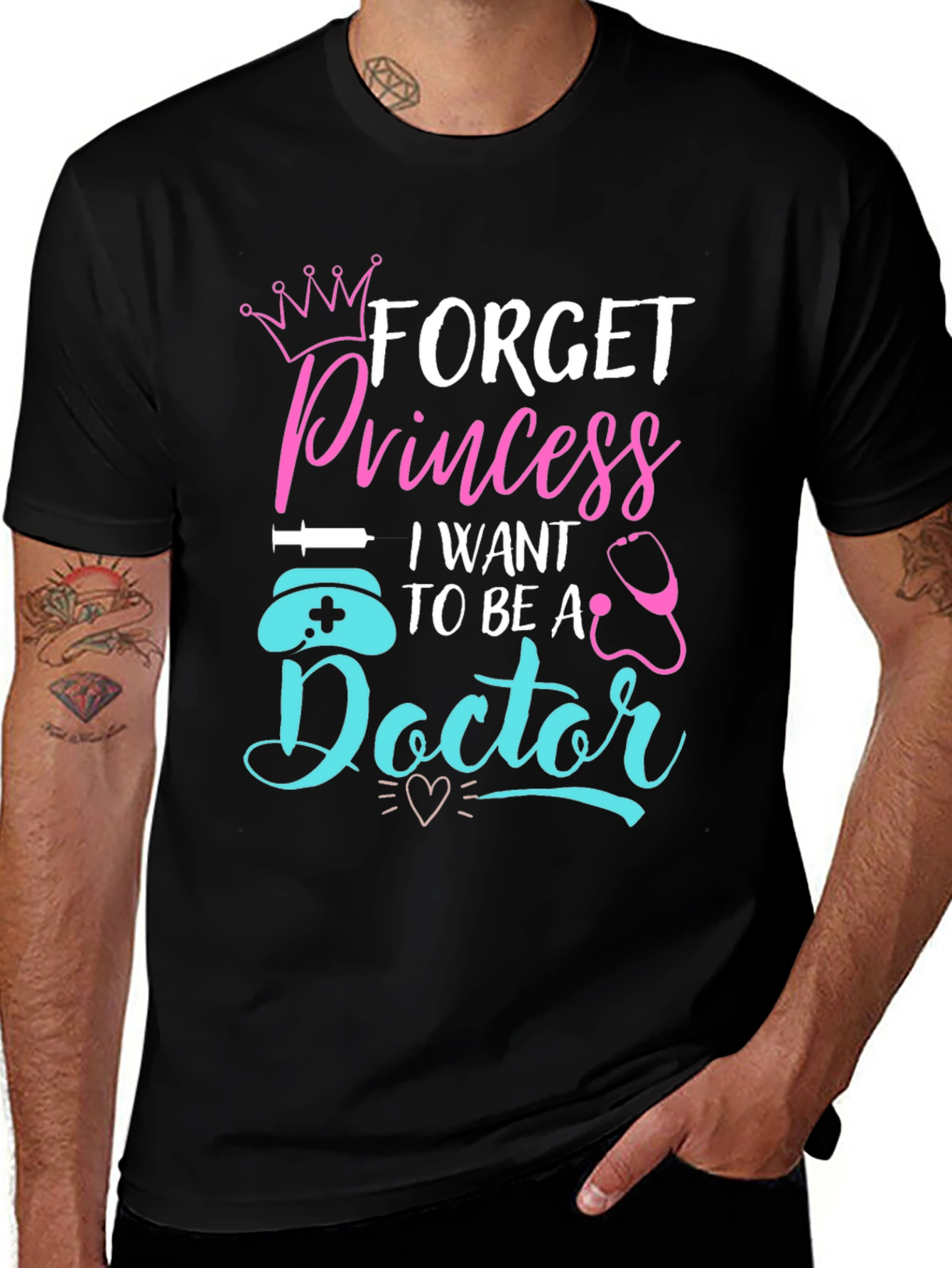 Variant 16 of Forget Princess Doctor T-Shirt