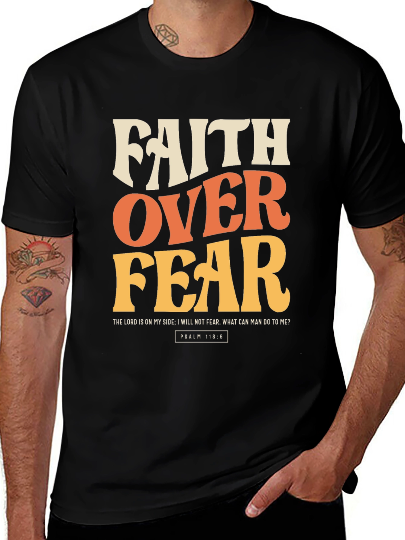 Faith Over Fear Graphic T-Shirt