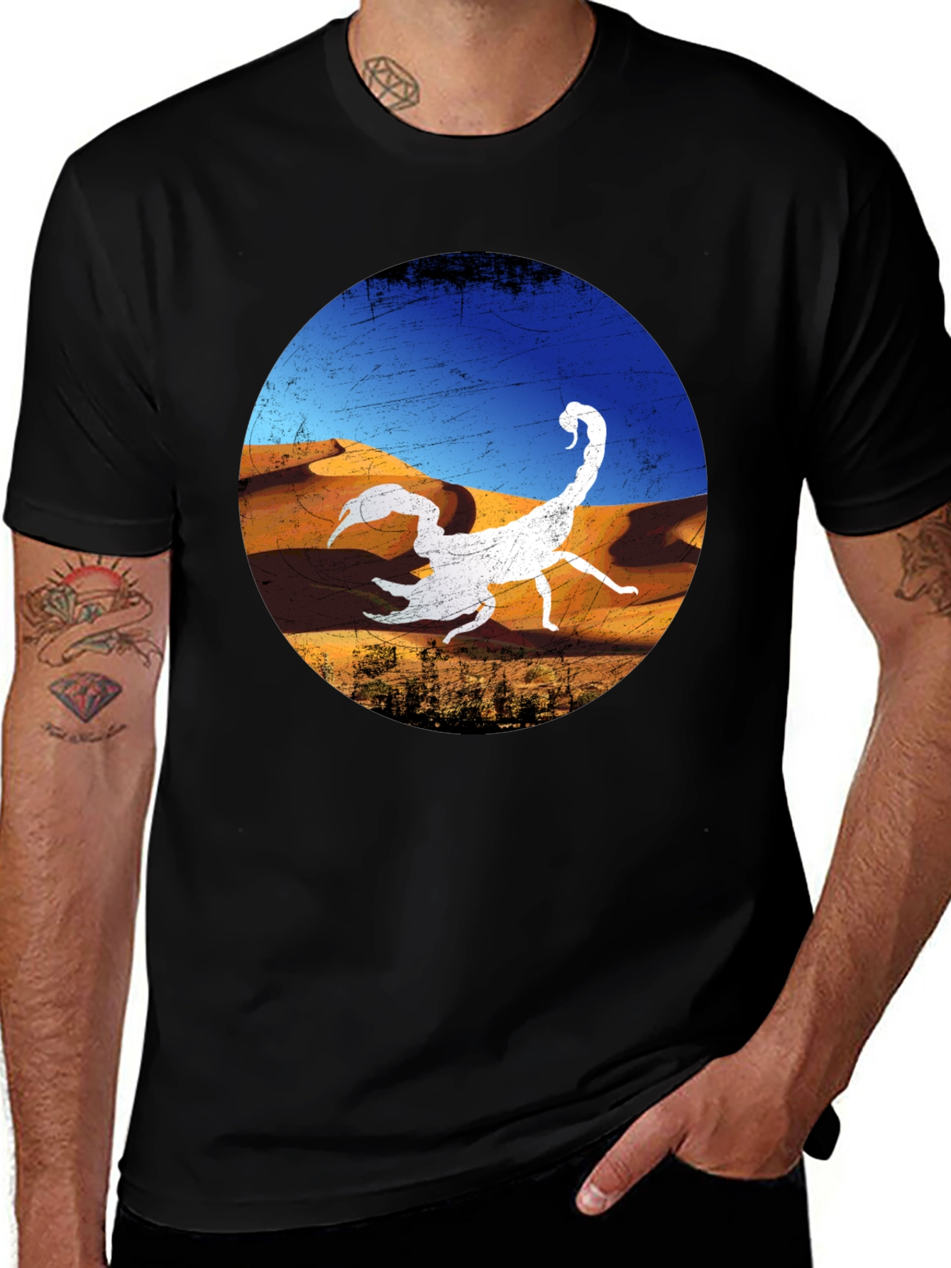 Variant 17 of Scorpion Desert Graphic T-Shirt