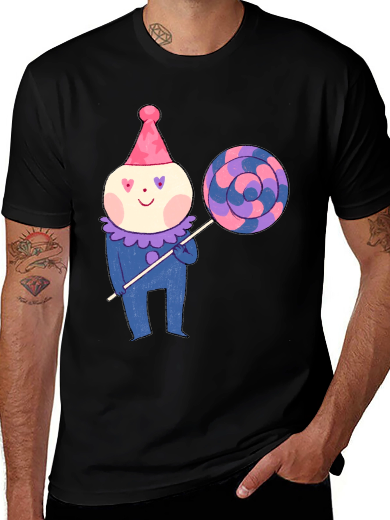 Variant 11 of Clown Lollipop Graphic Tee
