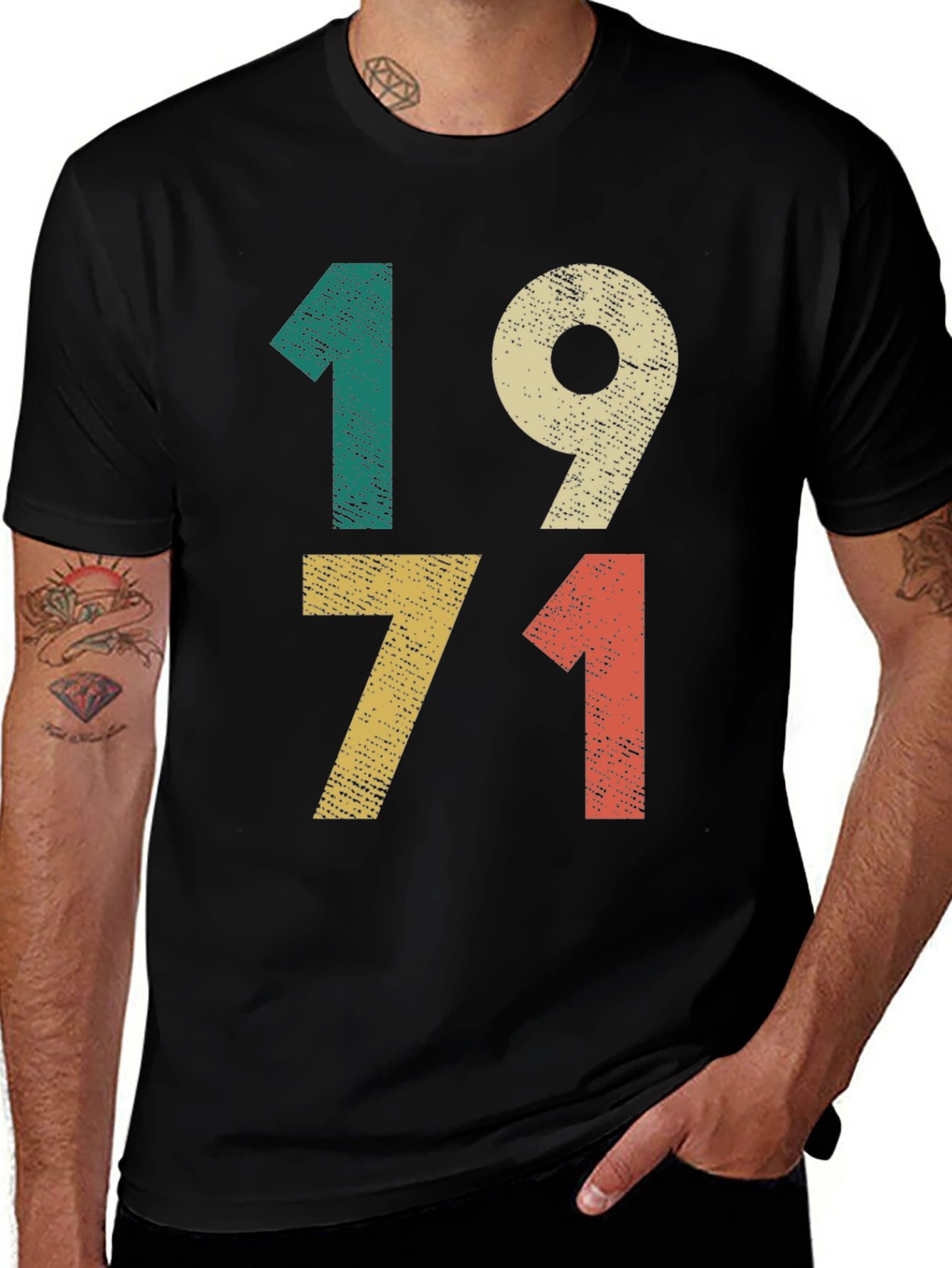 Variant 3 of Retro 1971 T-Shirt - Vintage Style Birthday Tee