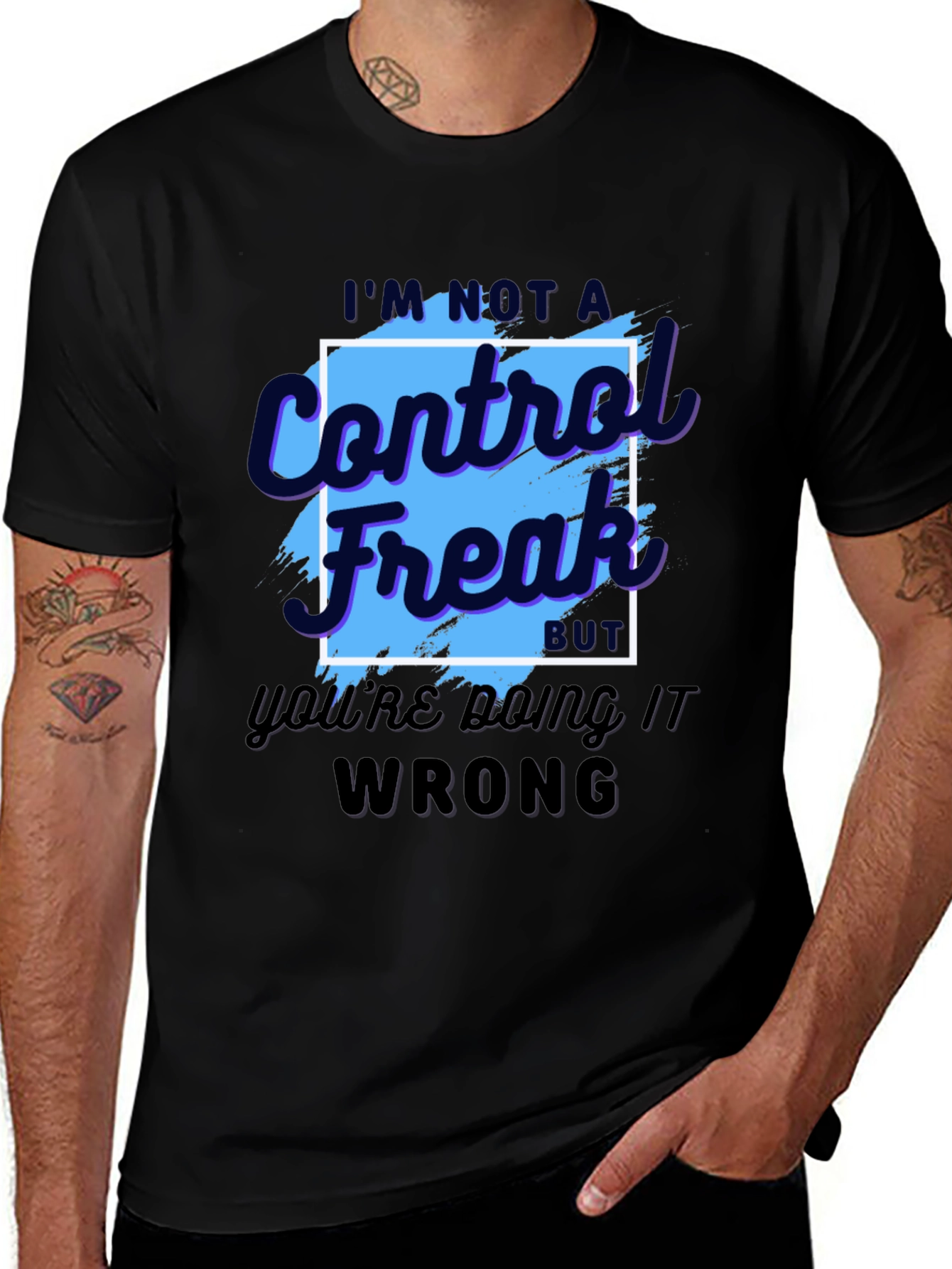 Variant 30 of Control Freak T-Shirt - Funny Sarcastic Tee