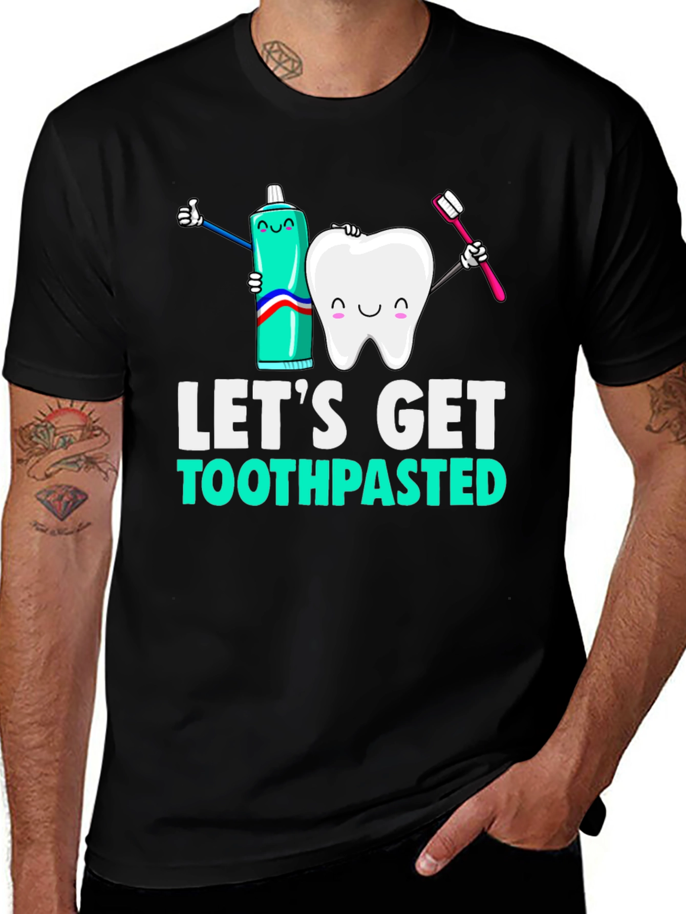 Variant 3 of Let's Get Toothpasted T-Shirt