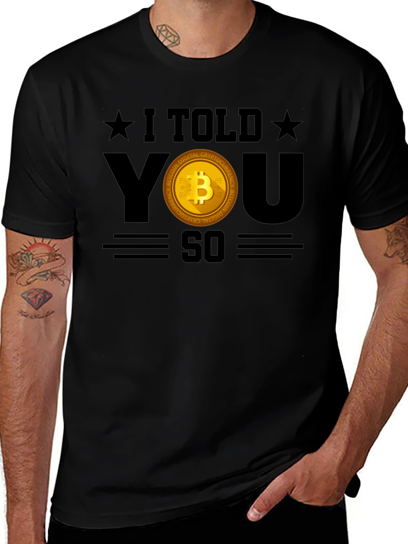 Variant 13 of I Told You So Bitcoin Crypto T-Shirt