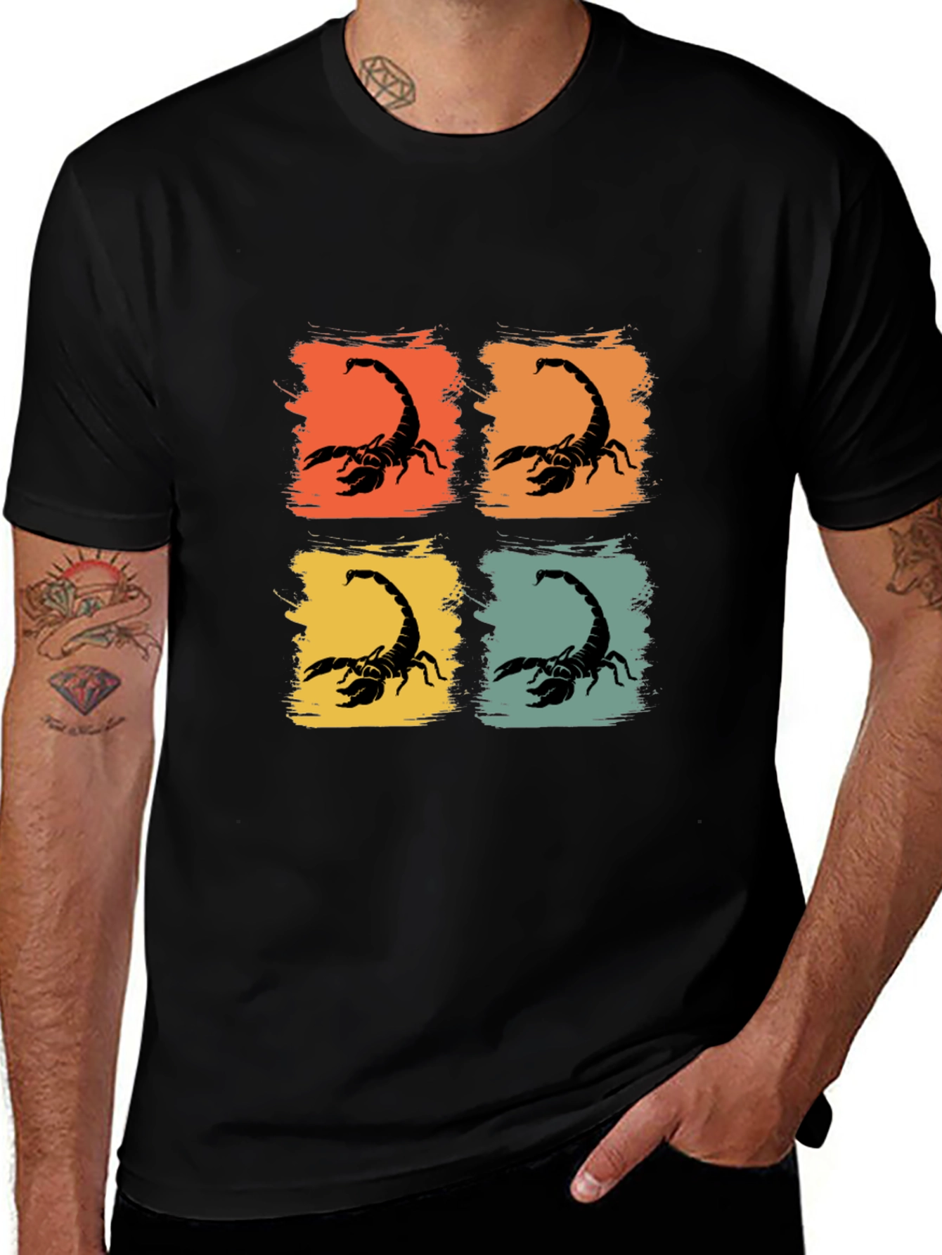 Retro Scorpion Graphic Tee - Cool & Unique Design