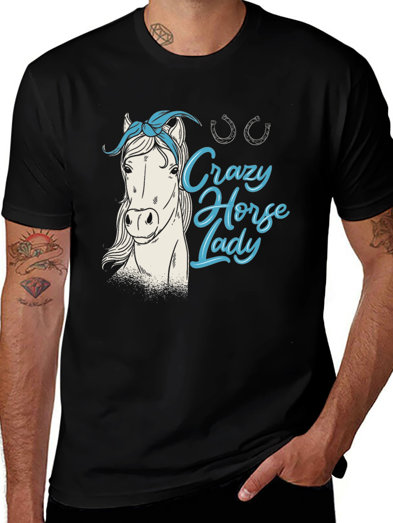 Variant 7 of Crazy Horse Lady T-Shirt