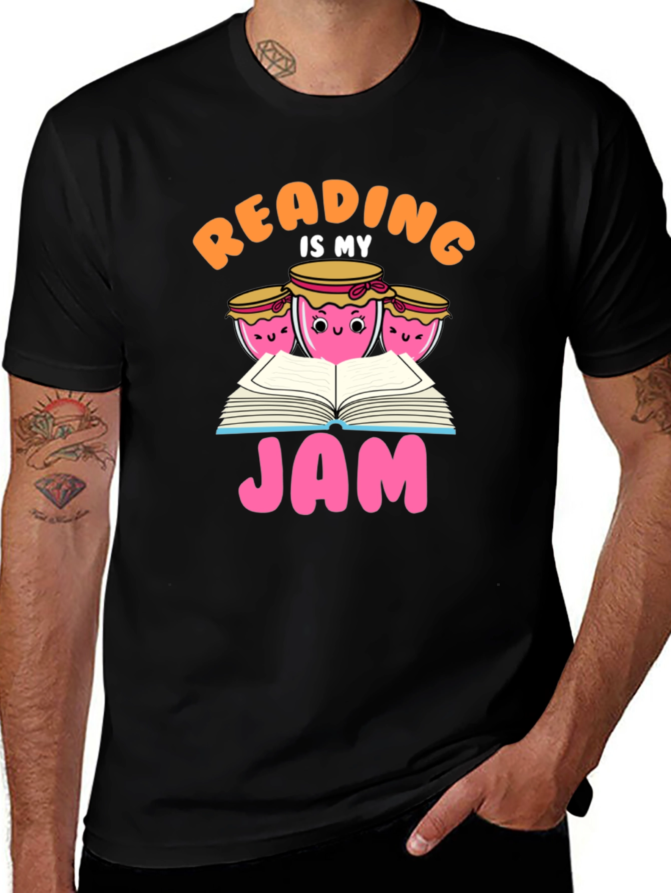 Variant 24 of Reading is My Jam T-Shirt - Cute Book Lover Tee