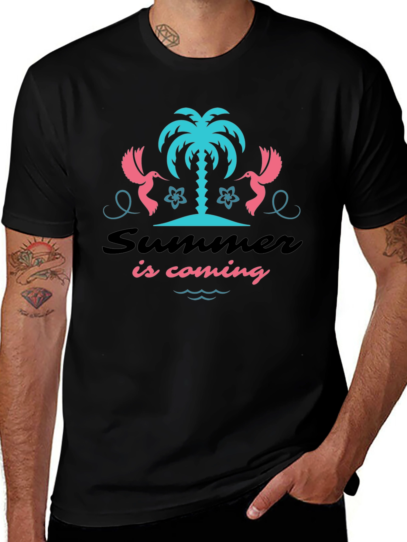 Variant 7 of Summer is Coming Graphic T-Shirt