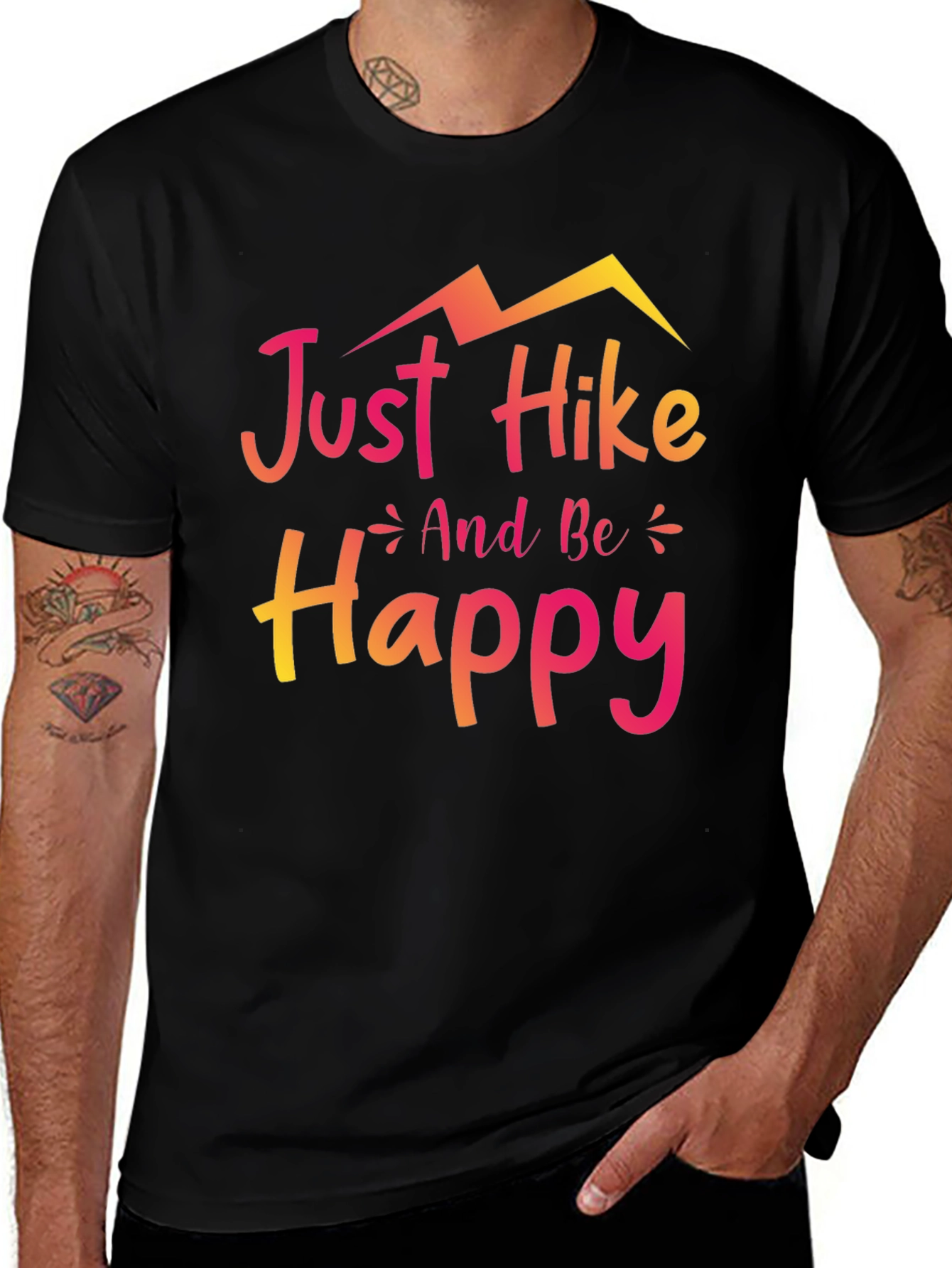 Variant 20 of Just Hike and Be Happy T-Shirt