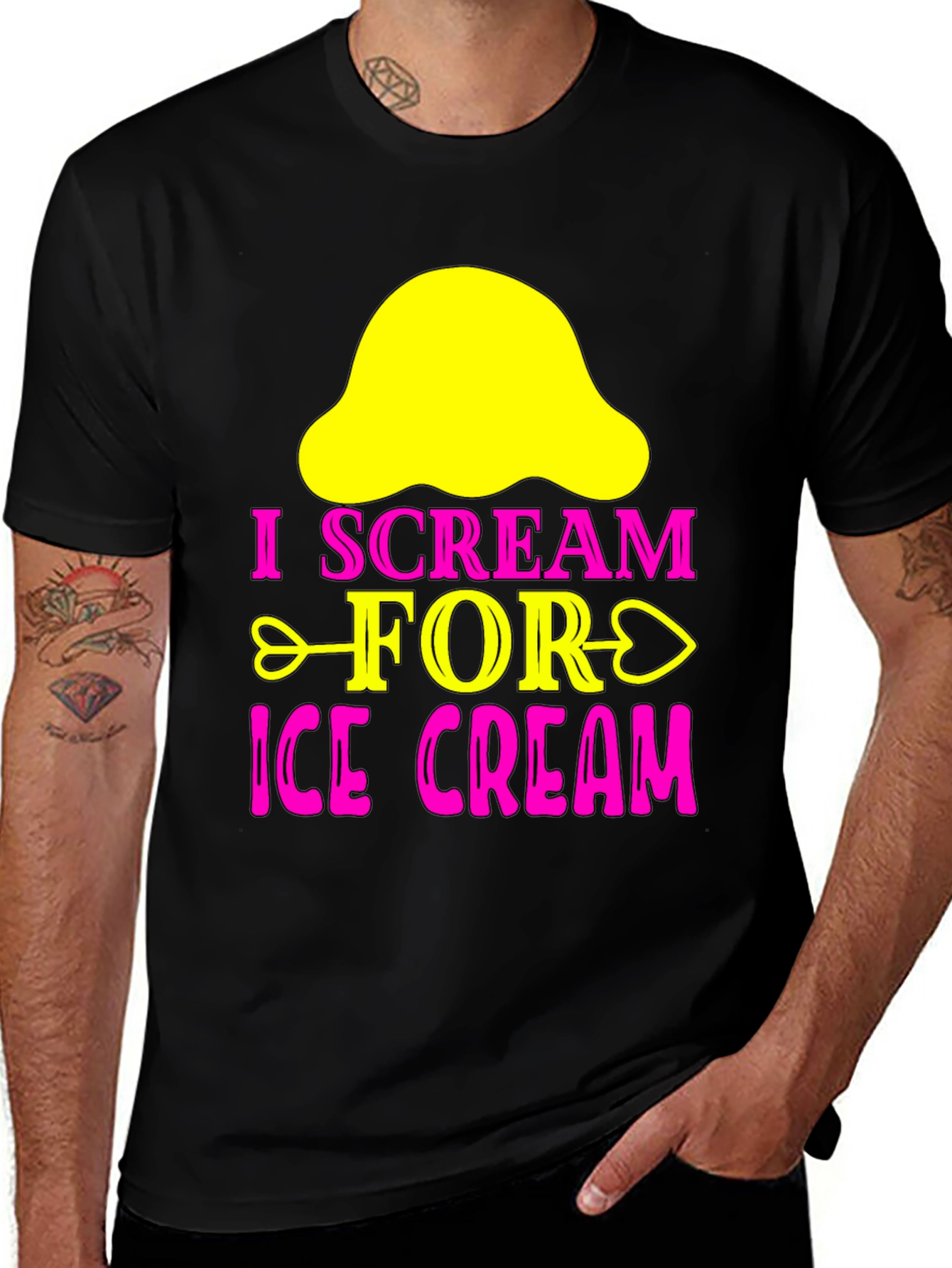 Variant 30 of I Scream for Ice Cream Graphic Tee