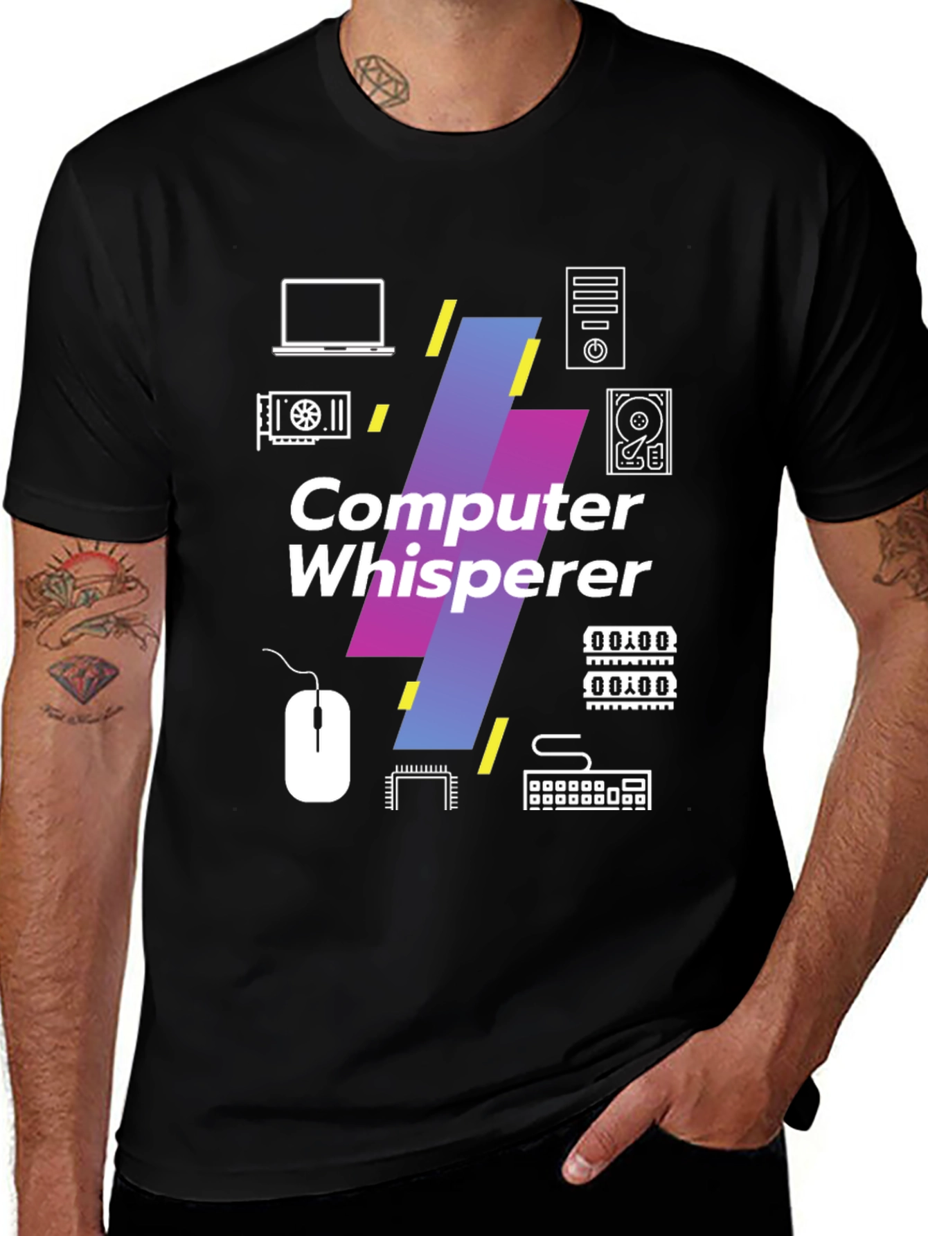 Computer Whisperer Graphic Tee - Tech Lover's T-Shirt