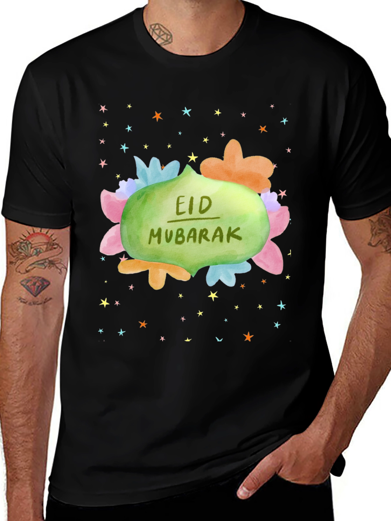 Eid Mubarak T-Shirt - Festive Design