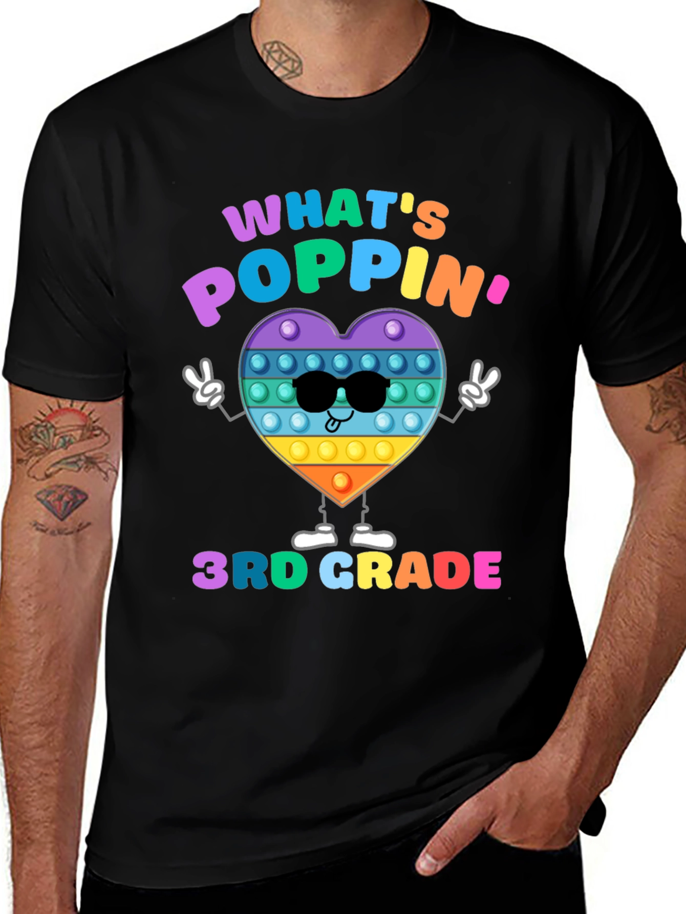 What's Poppin' 3rd Grade T-Shirt