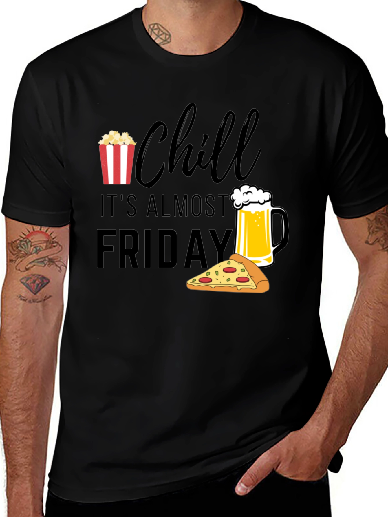 Variant 2 of Chill It's Almost Friday T-Shirt