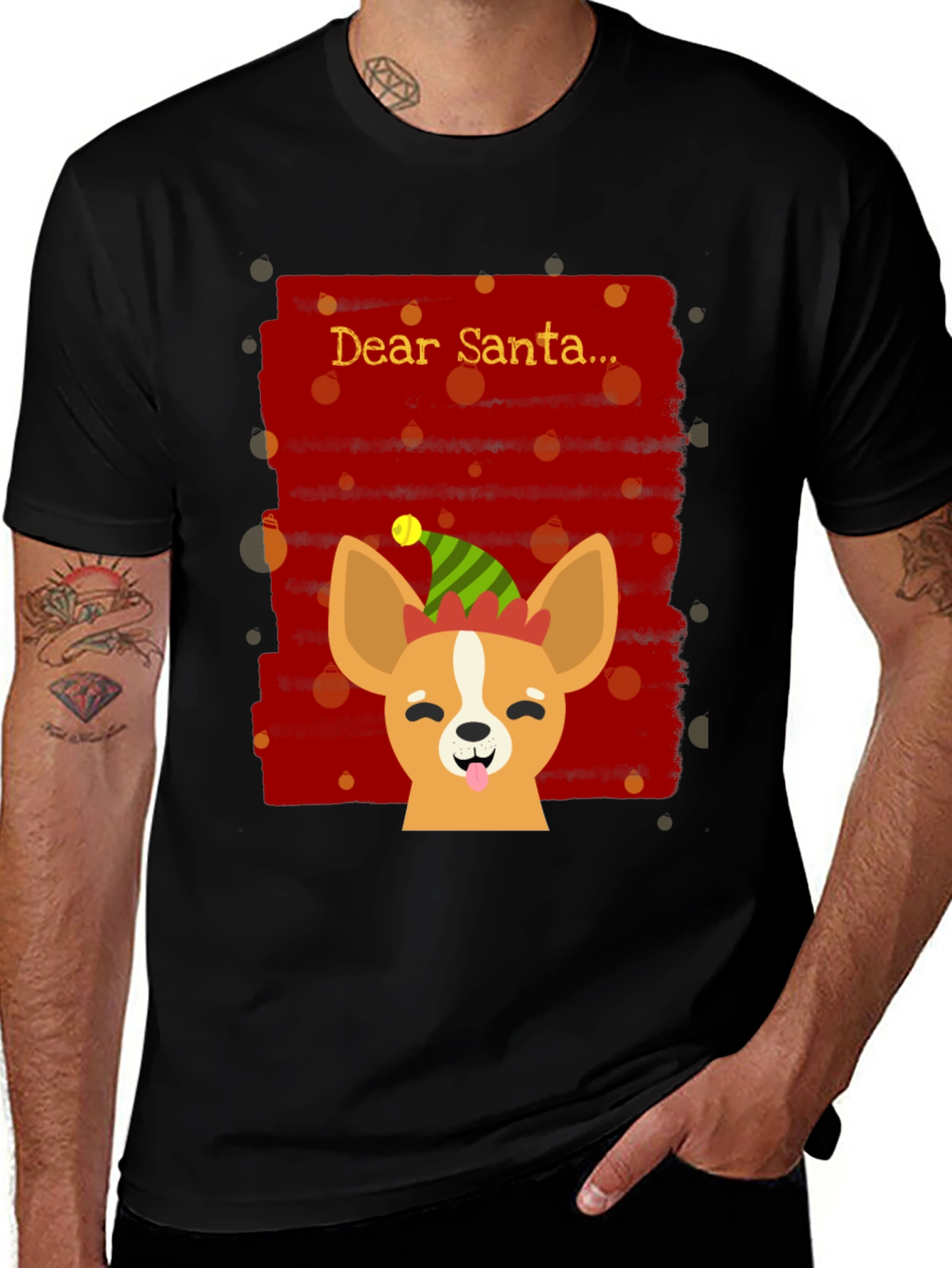 Dear Santa Dog Tee