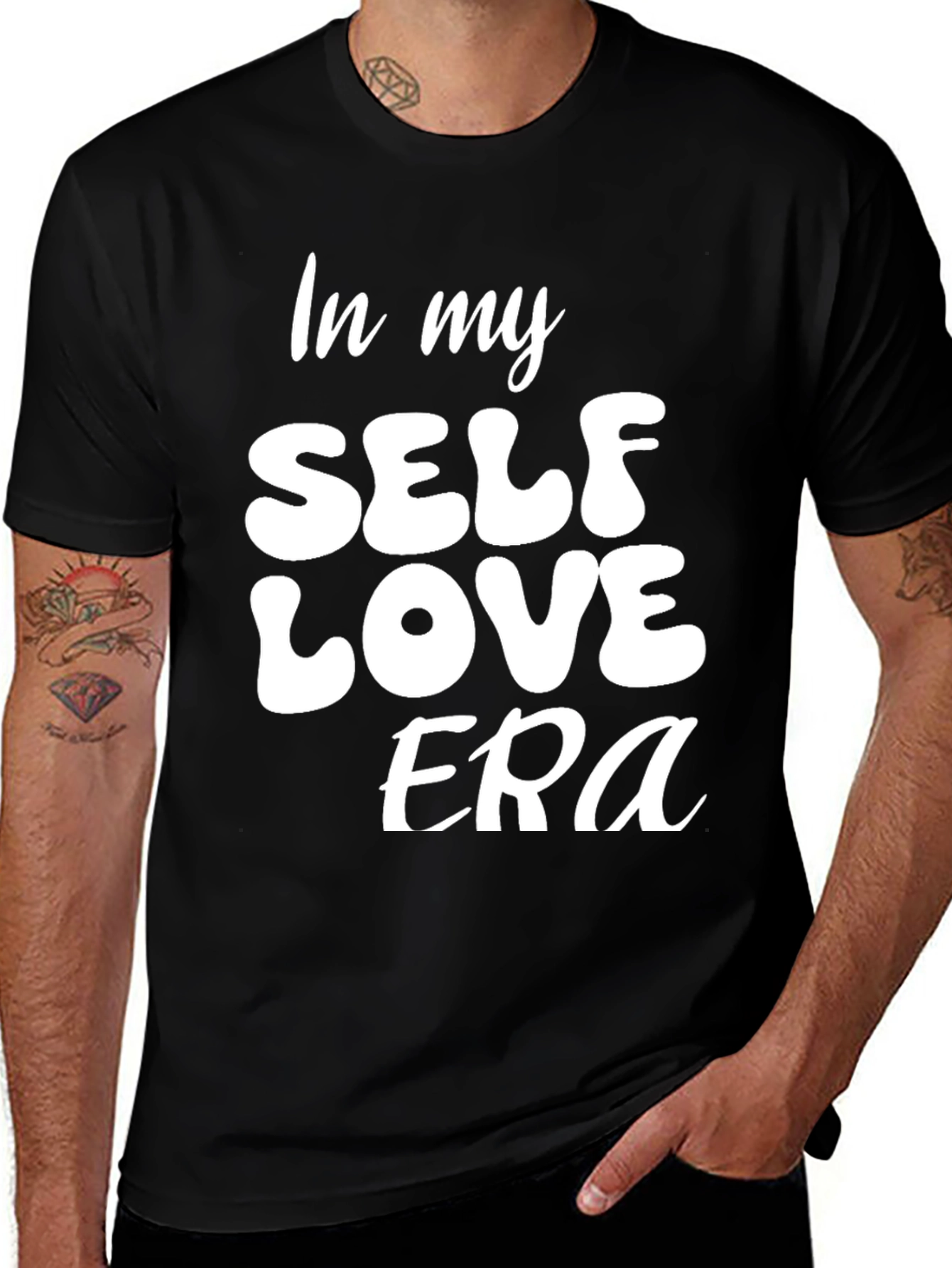 Variant 27 of In My Self Love Era Black Graphic Tee
