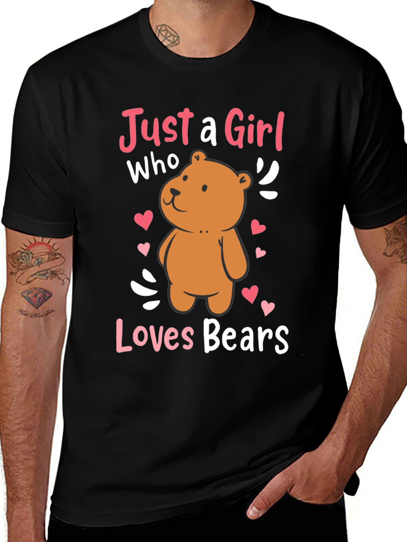 Variant 7 of Just a Girl Who Loves Bears T-Shirt