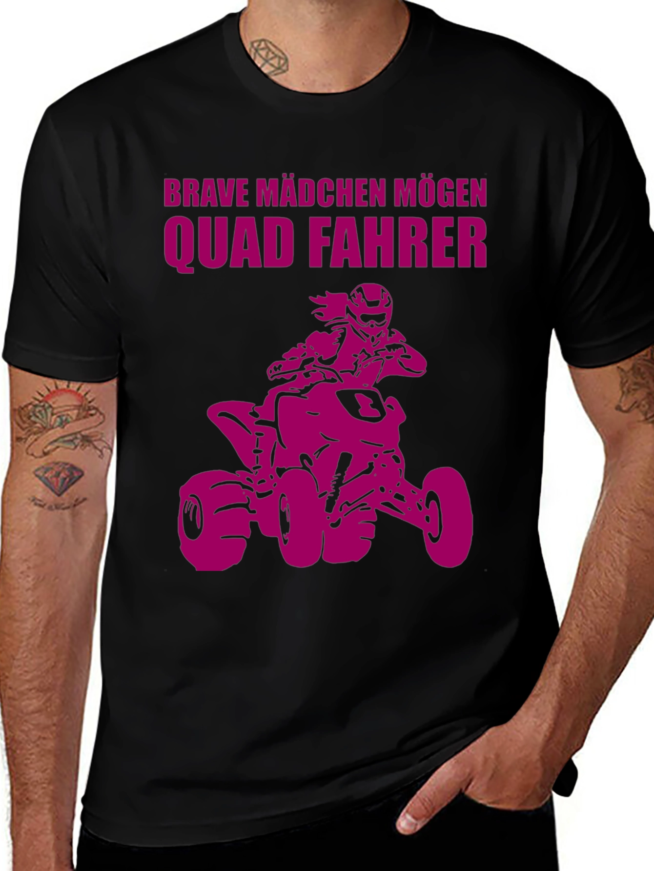 Variant 27 of Brave Mädchen Quad Fahrer T-Shirt