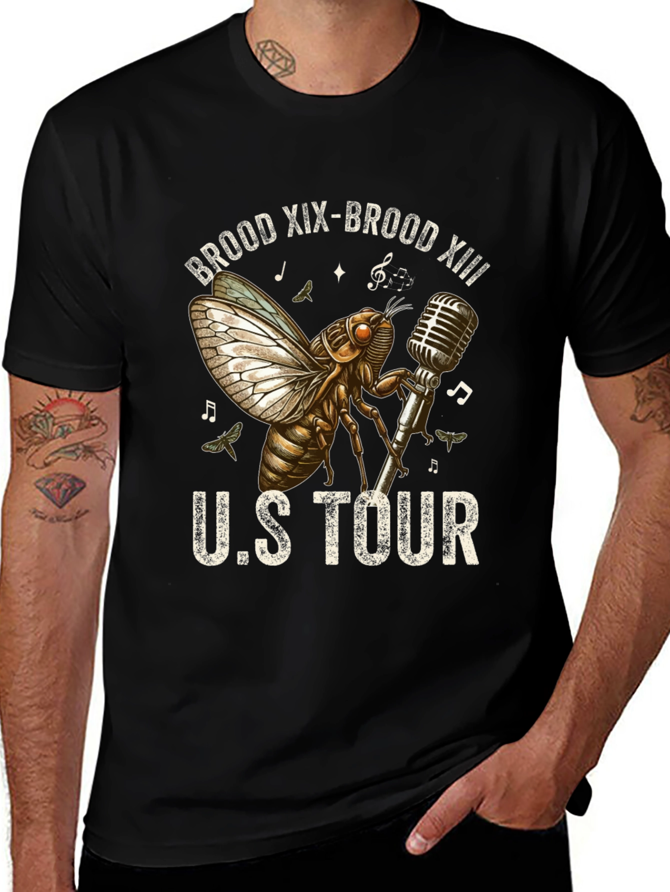 Variant 28 of Brood XIX-Brood XIII U.S Tour T-Shirt