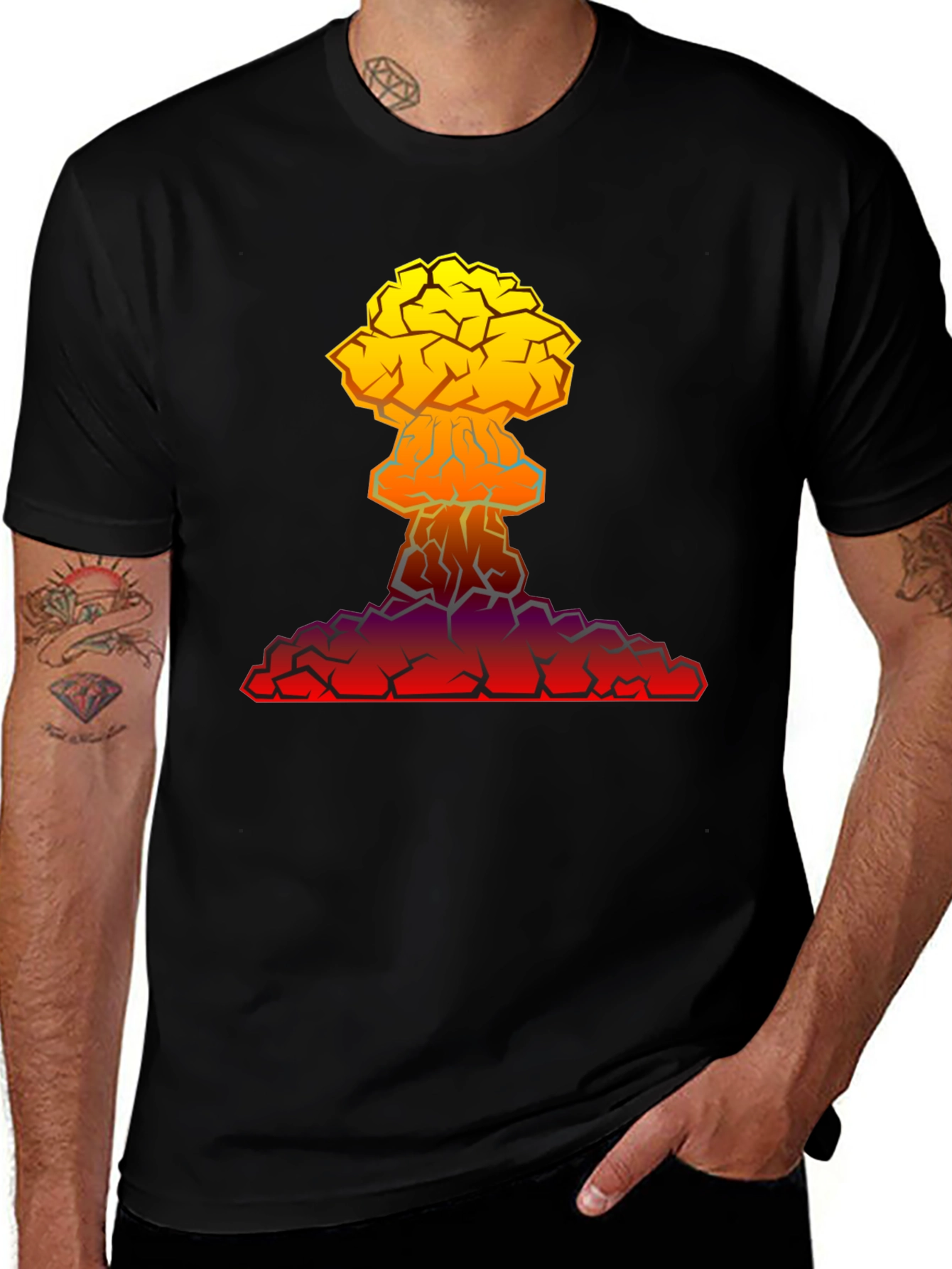 Variant 22 of Nuclear Explosion Graphic Tee - Bold Statement Shirt