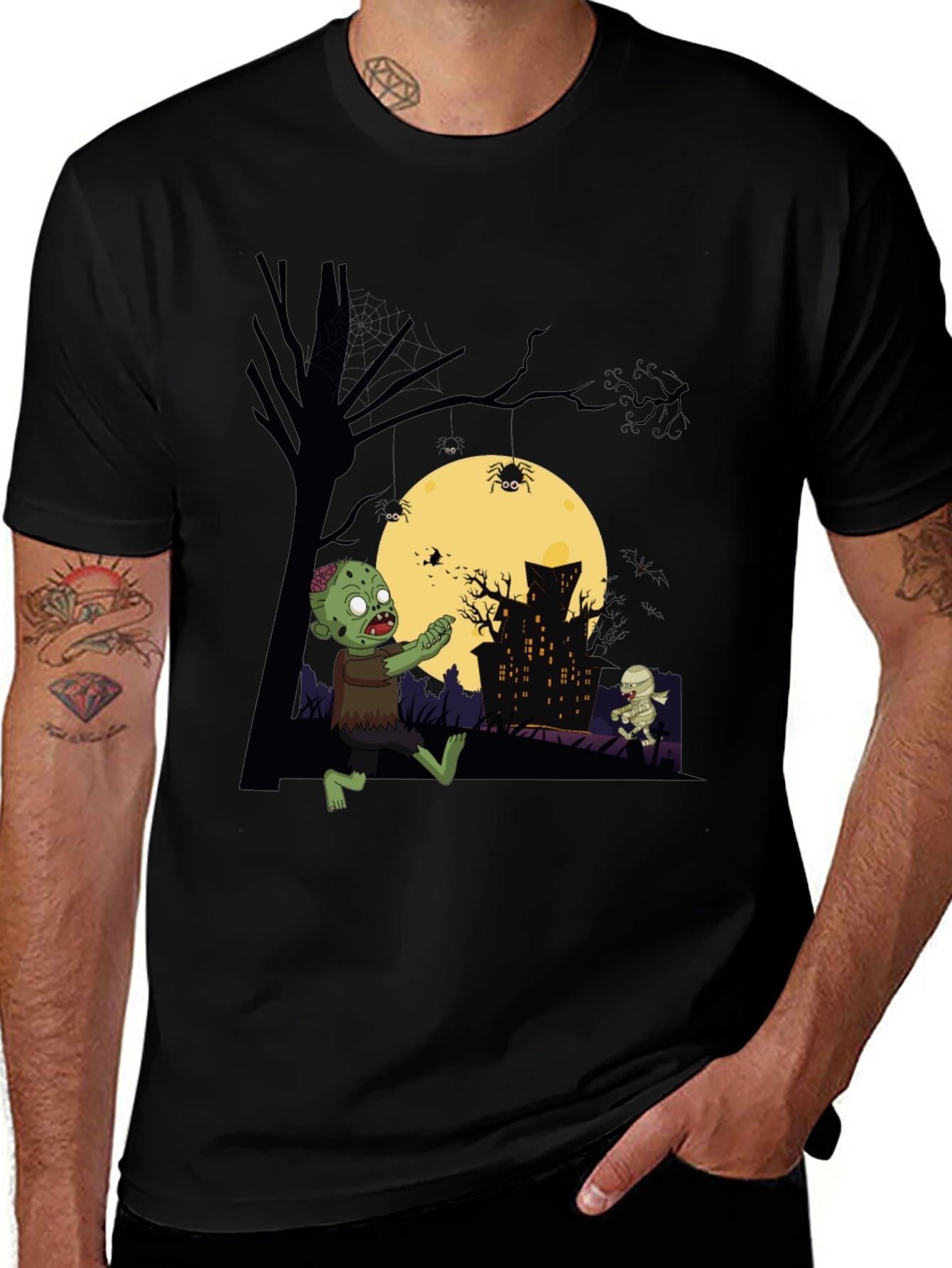 Halloween Zombie Graphic Tee