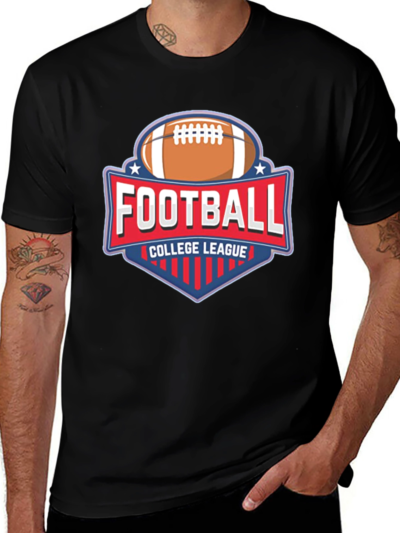 Variant 5 of Football College League T-Shirt