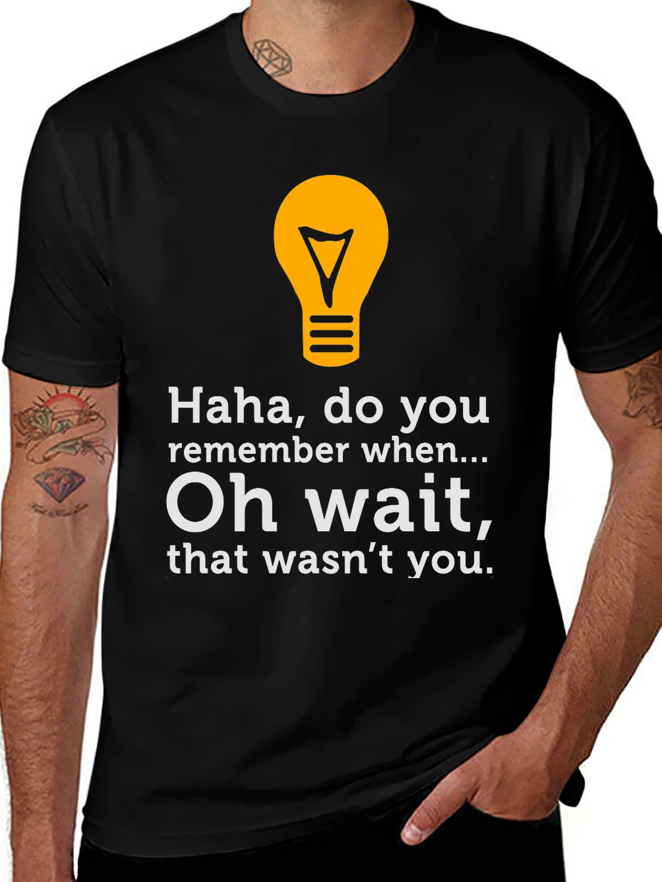 Variant 10 of Funny Graphic Tee - Haha, Do You Remember?
