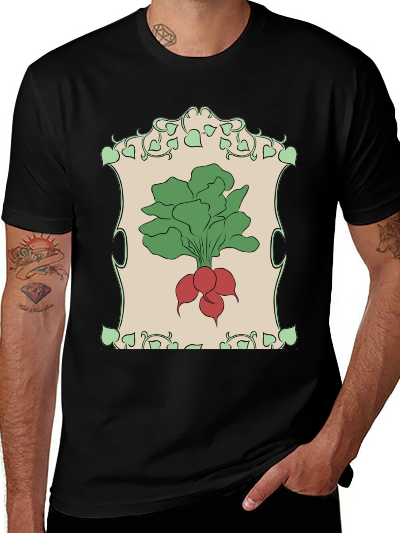 Variant 22 of Radish Graphic Tee - Quirky & Comfy