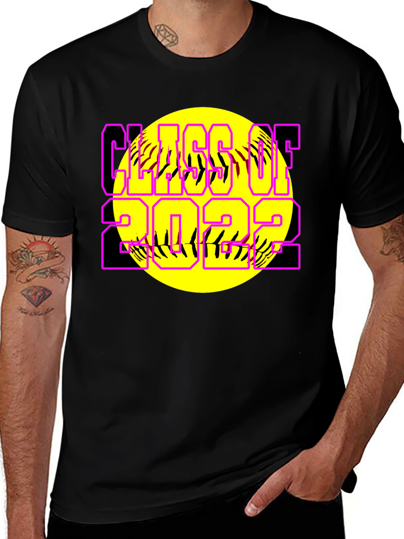 Variant 17 of Class of 2022 Softball T-Shirt
