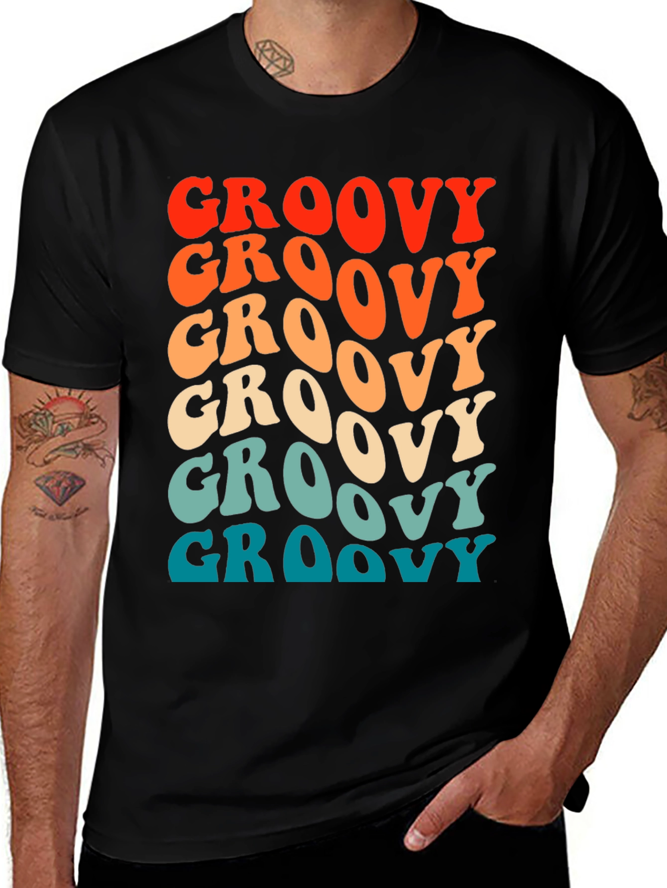 Variant 20 of Retro Groovy T-Shirt - Vintage Style