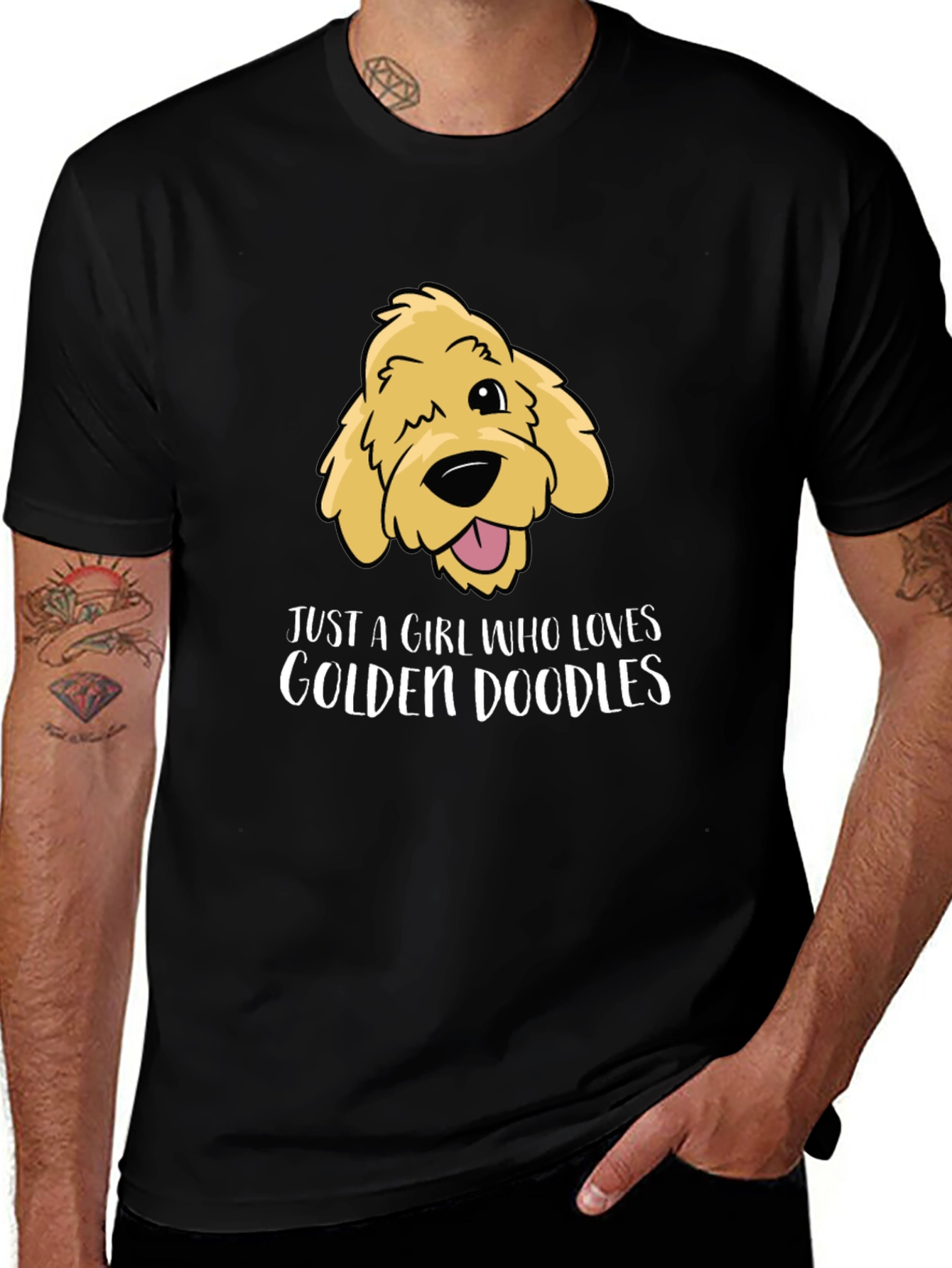 Golden Doodle Lover T-Shirt - Cute Dog Graphic Tee
