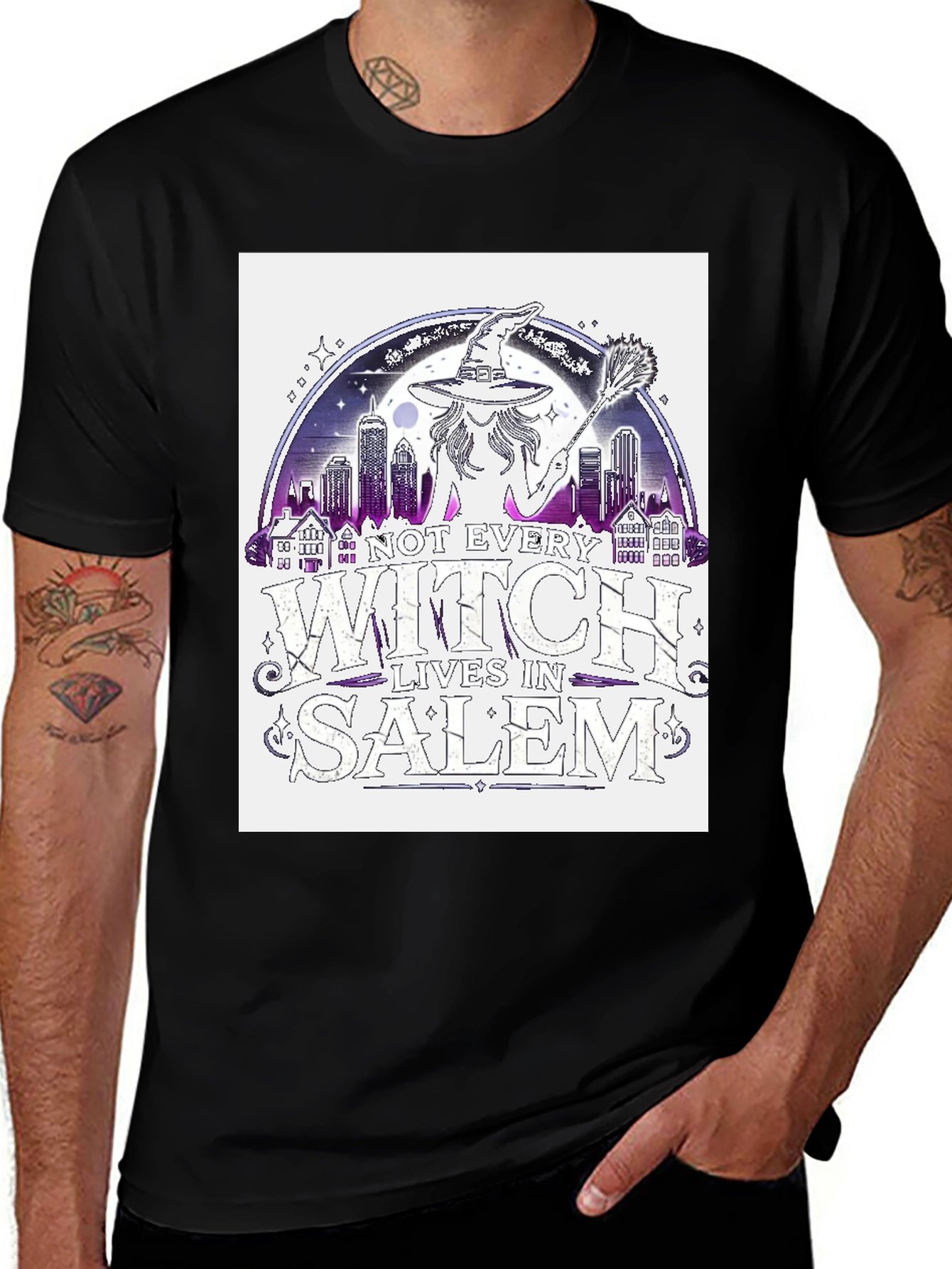 Variant 27 of Witch Lives in Salem T-Shirt - Halloween