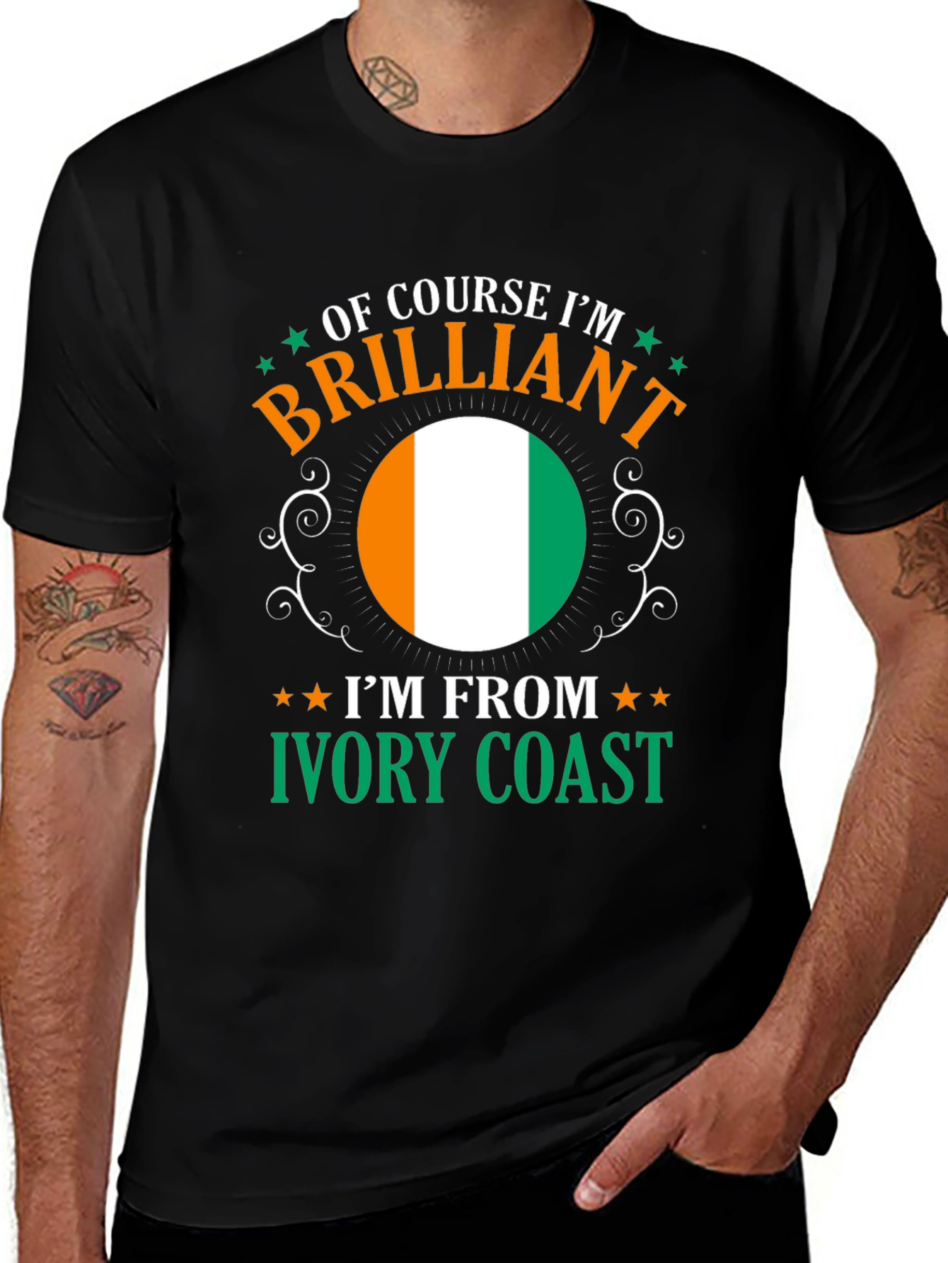 Ivory Coast Pride T-Shirt - Brilliant Design