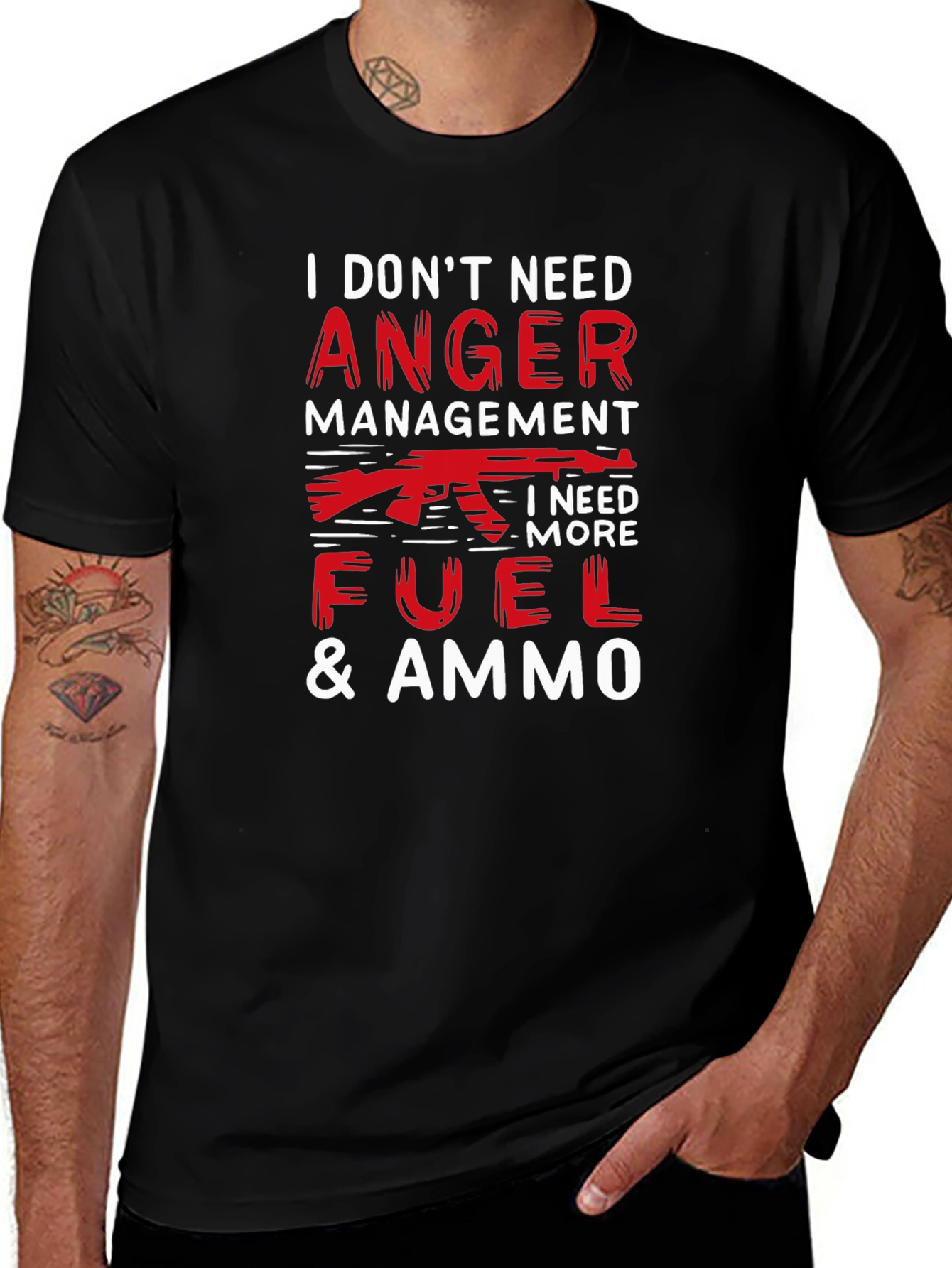 Variant 18 of Anger Management Fuel & Ammo Graphic Tee