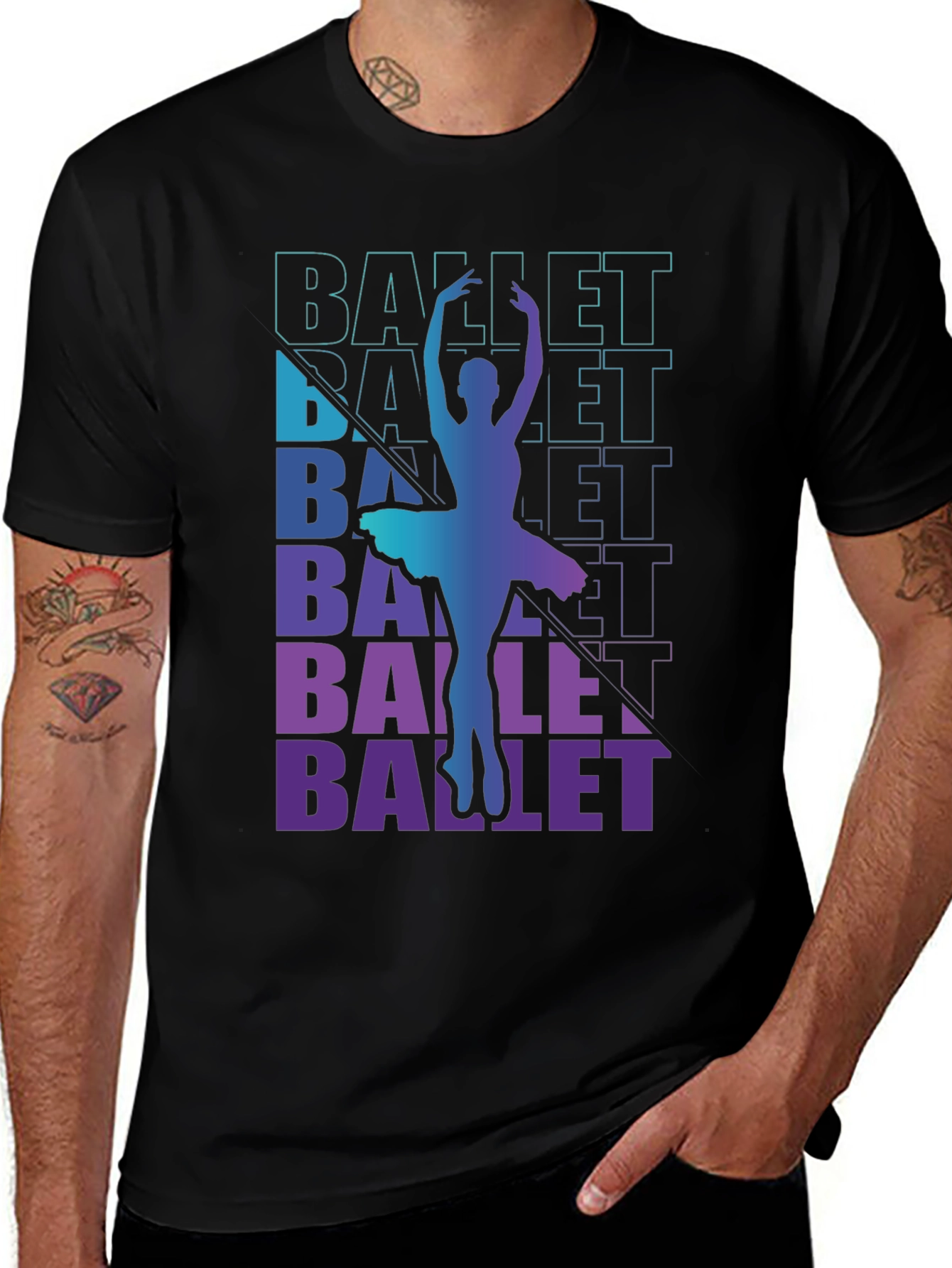 Variant 12 of Ballet Dancer Graphic Tee - Stylish & Comfortable
