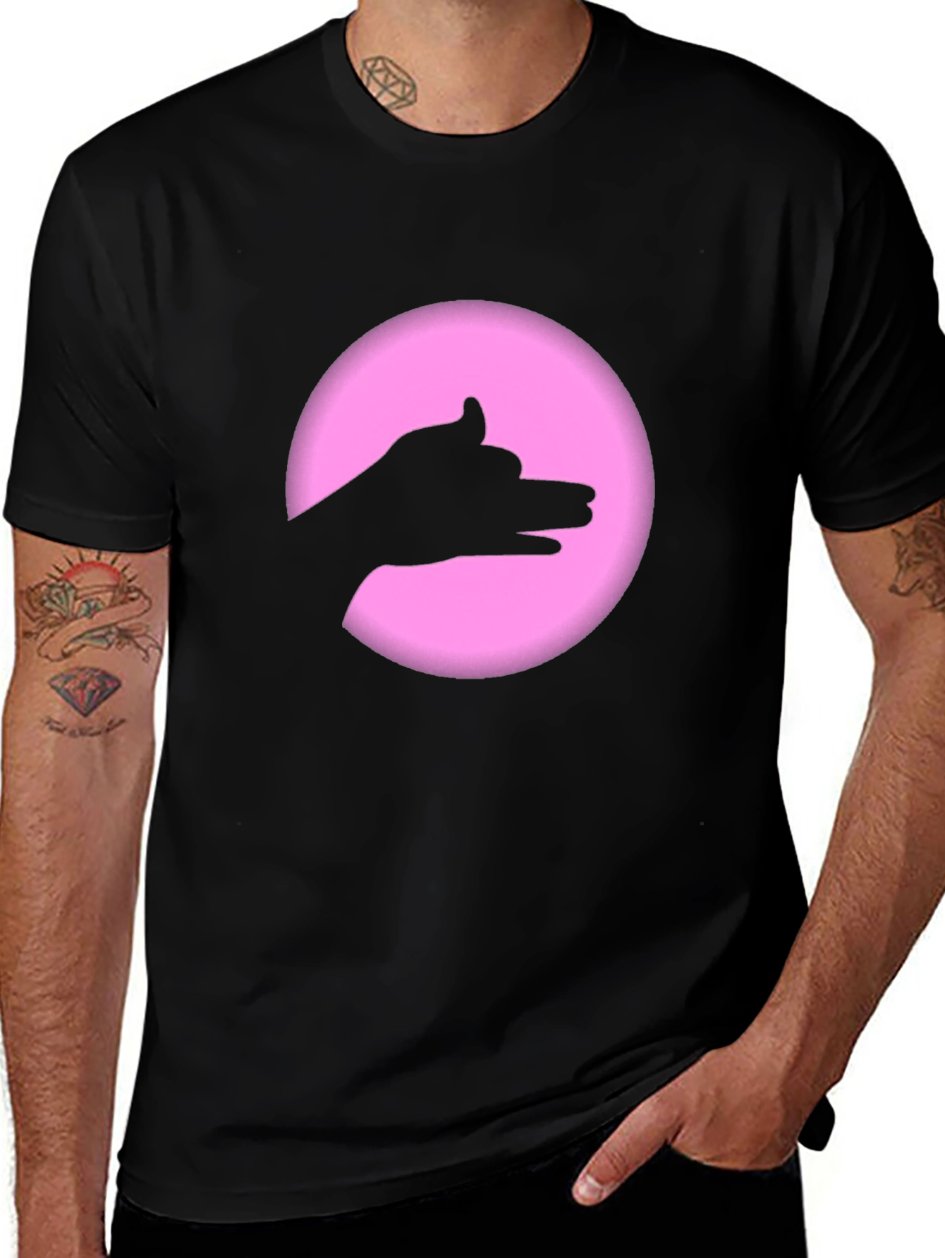 Variant 27 of Shadow Puppet Dog T-Shirt