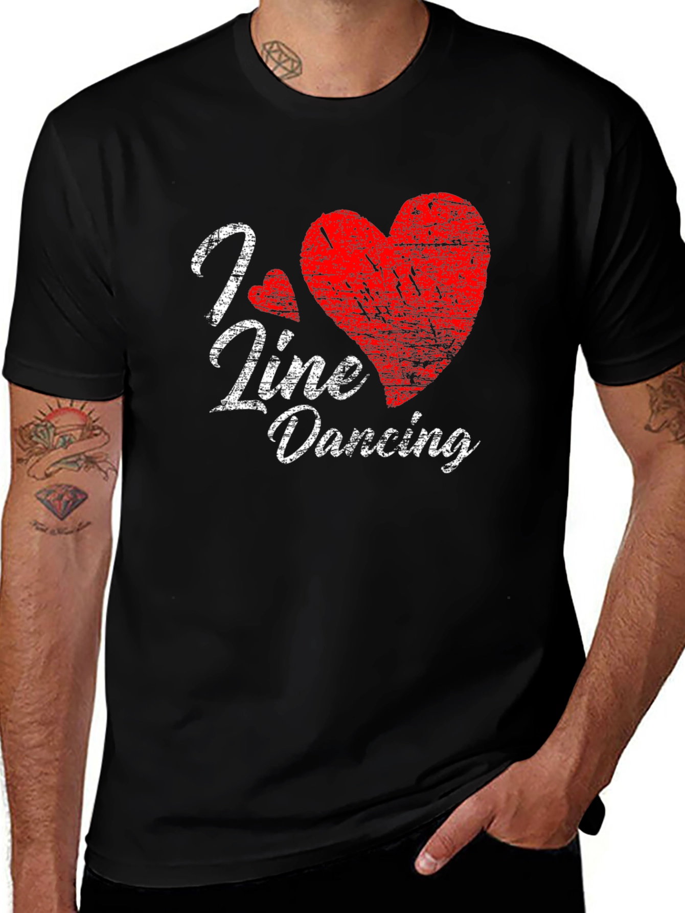 Variant 21 of I Heart Line Dancing Graphic Tee