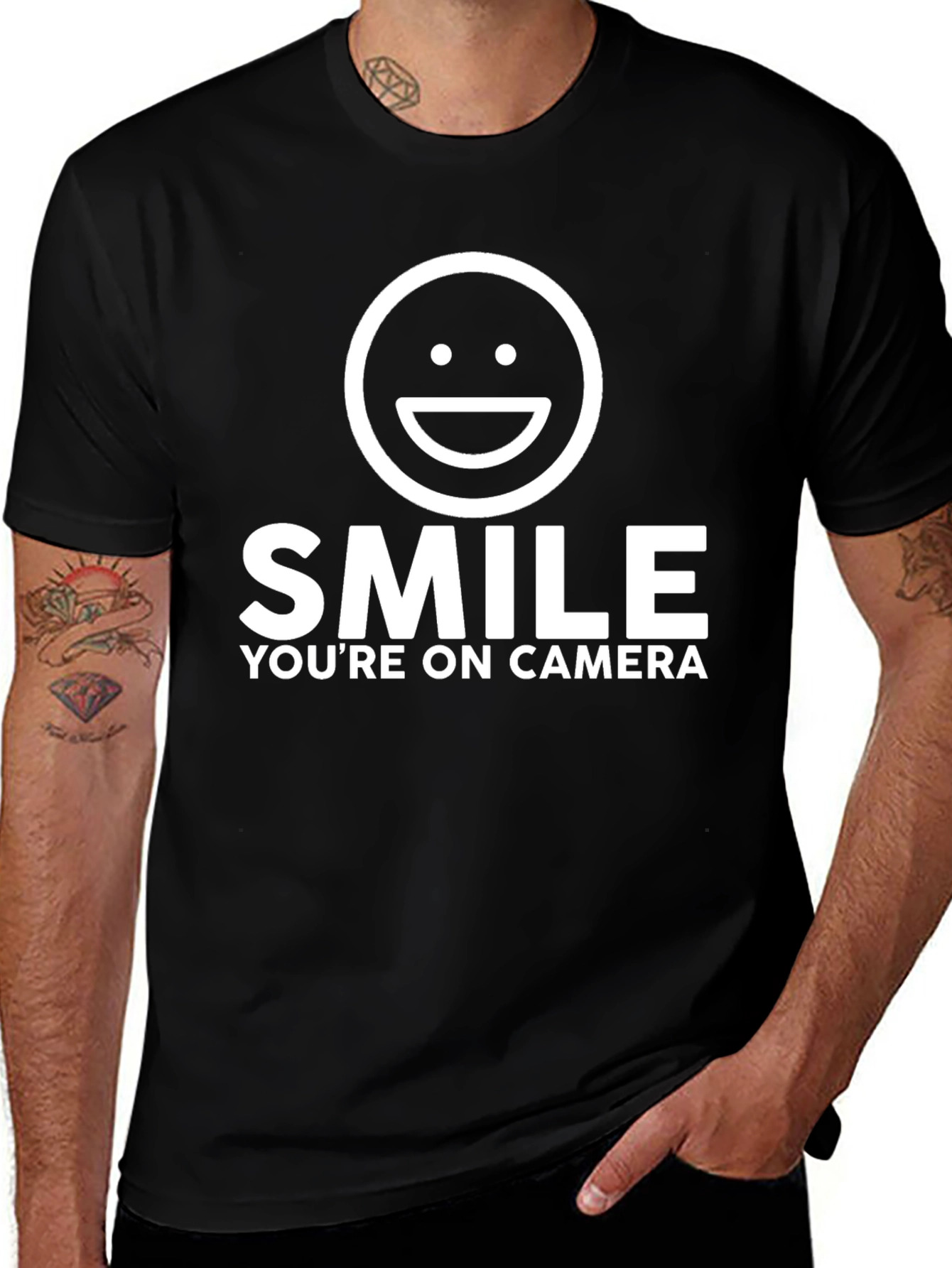 Variant 26 of Smile You're on Camera T-Shirt