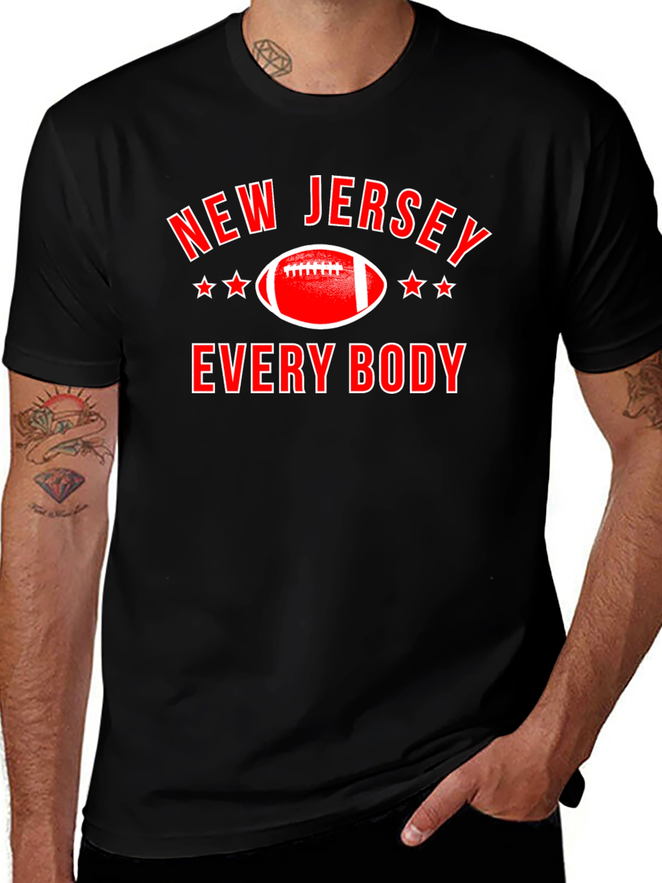 New Jersey Everybody Football T-Shirt