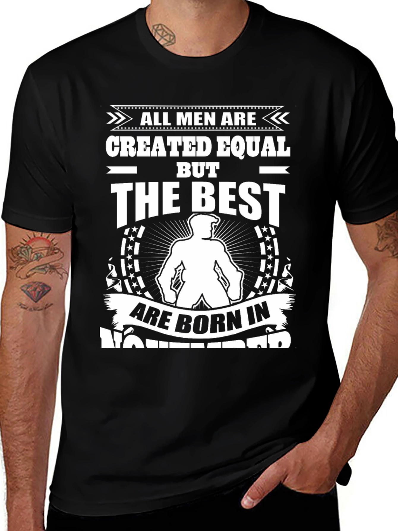 Variant 21 of All Men Created Equal Born in November T-Shirt
