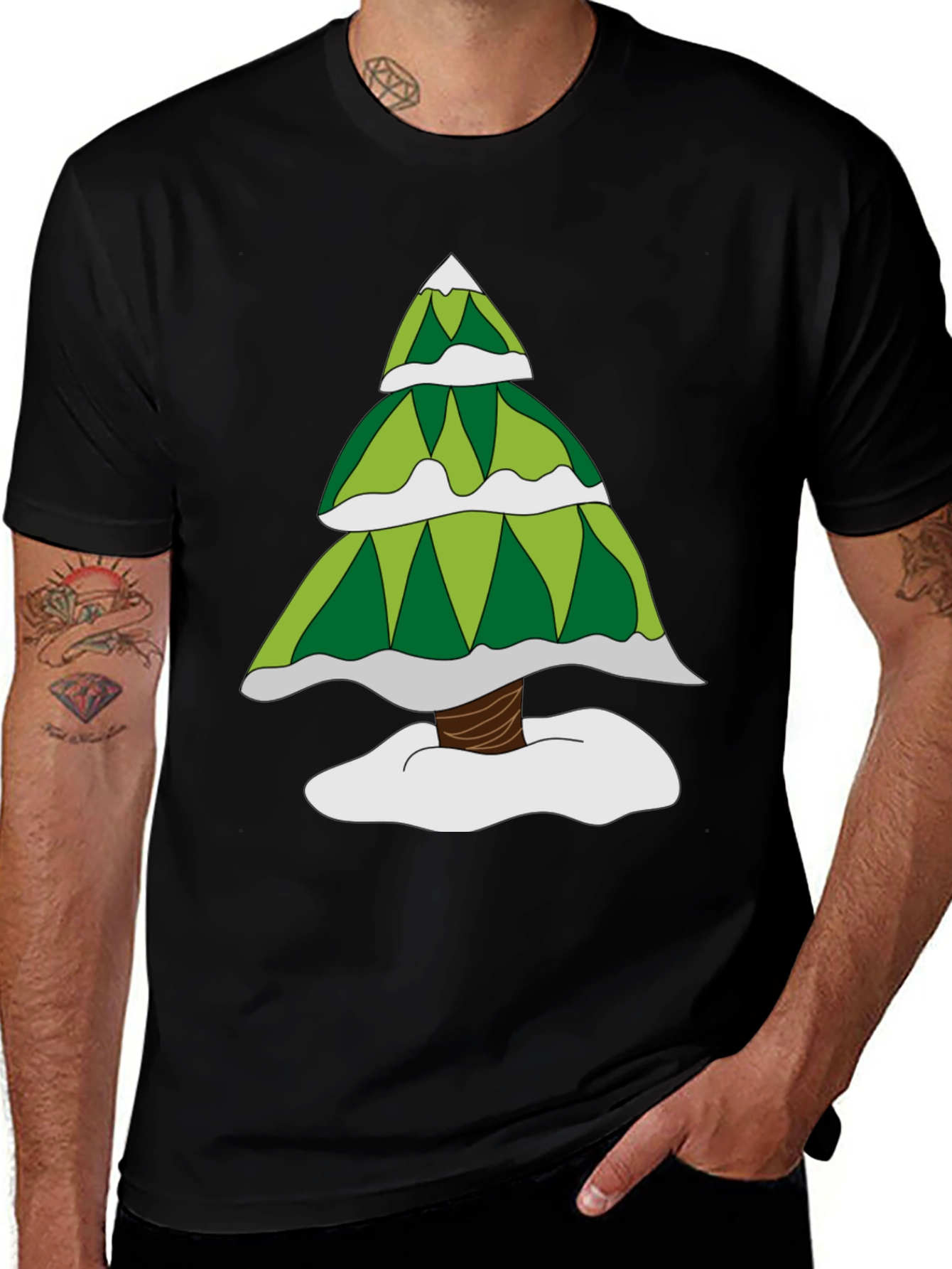 Variant 24 of Christmas Tree Graphic T-Shirt