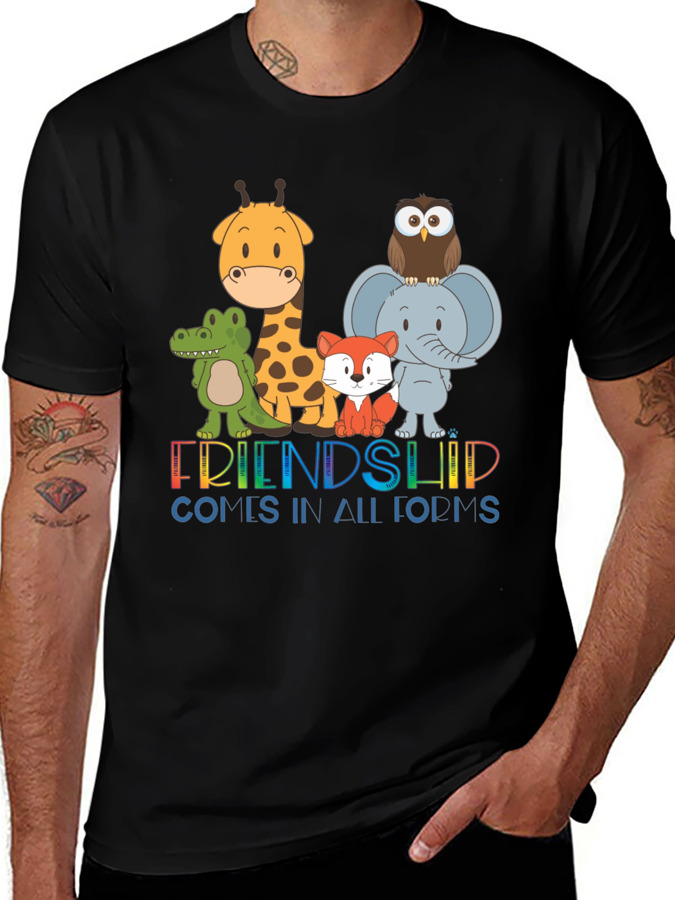 Friendship Animals T-Shirt: Comes in All Forms